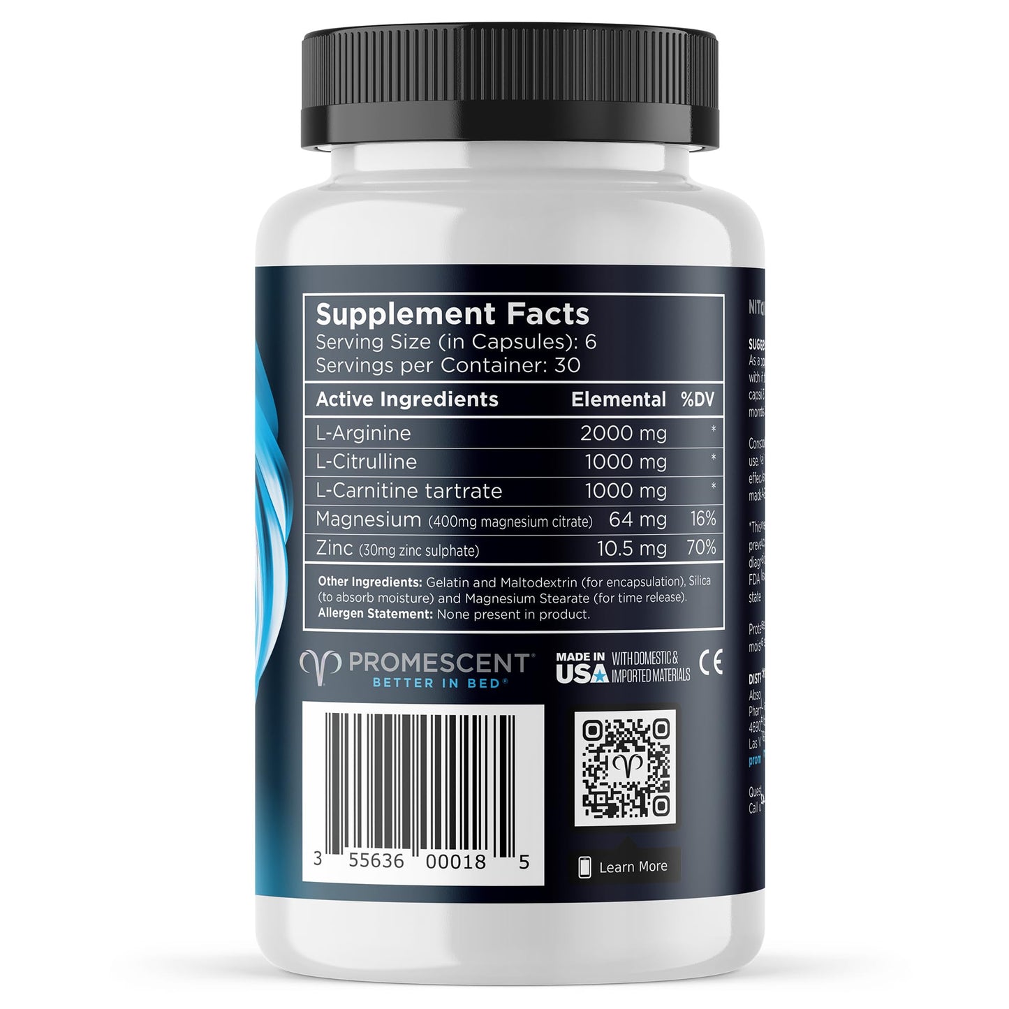 VitaFLUX Triple Power Nitric Oxide Supplement for Male Performance + VitaFLUX Women's PromescentUS supplements