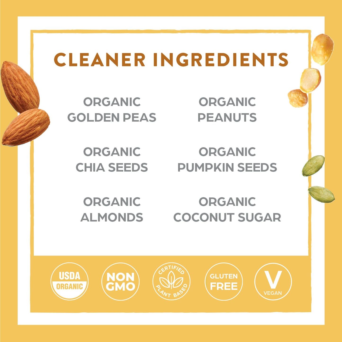 Orgain Organic Simple Vegan Protein Powder, Peanut Butter - 20g Plant Based Protein OrgainUS supplements