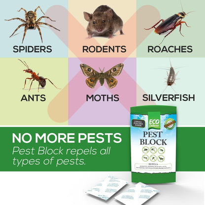 Eco Defense Pest Control Pouches - All Natural - Repels Rodents, Spiders Eco DefenseUS supplements