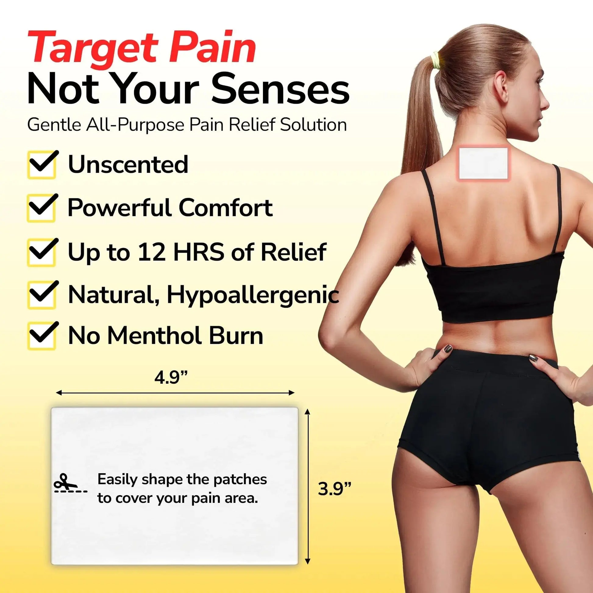 LABOFLEX Arnipatch Natural Arnica Pain Relief Hydrogel Patches – Long Lasting Relief for Muscle Soreness, Swelling, Inflammation, Stiffness & Injury on Back, Knee & Neck (Box, 10, Count) LABOFLEXAu supplements