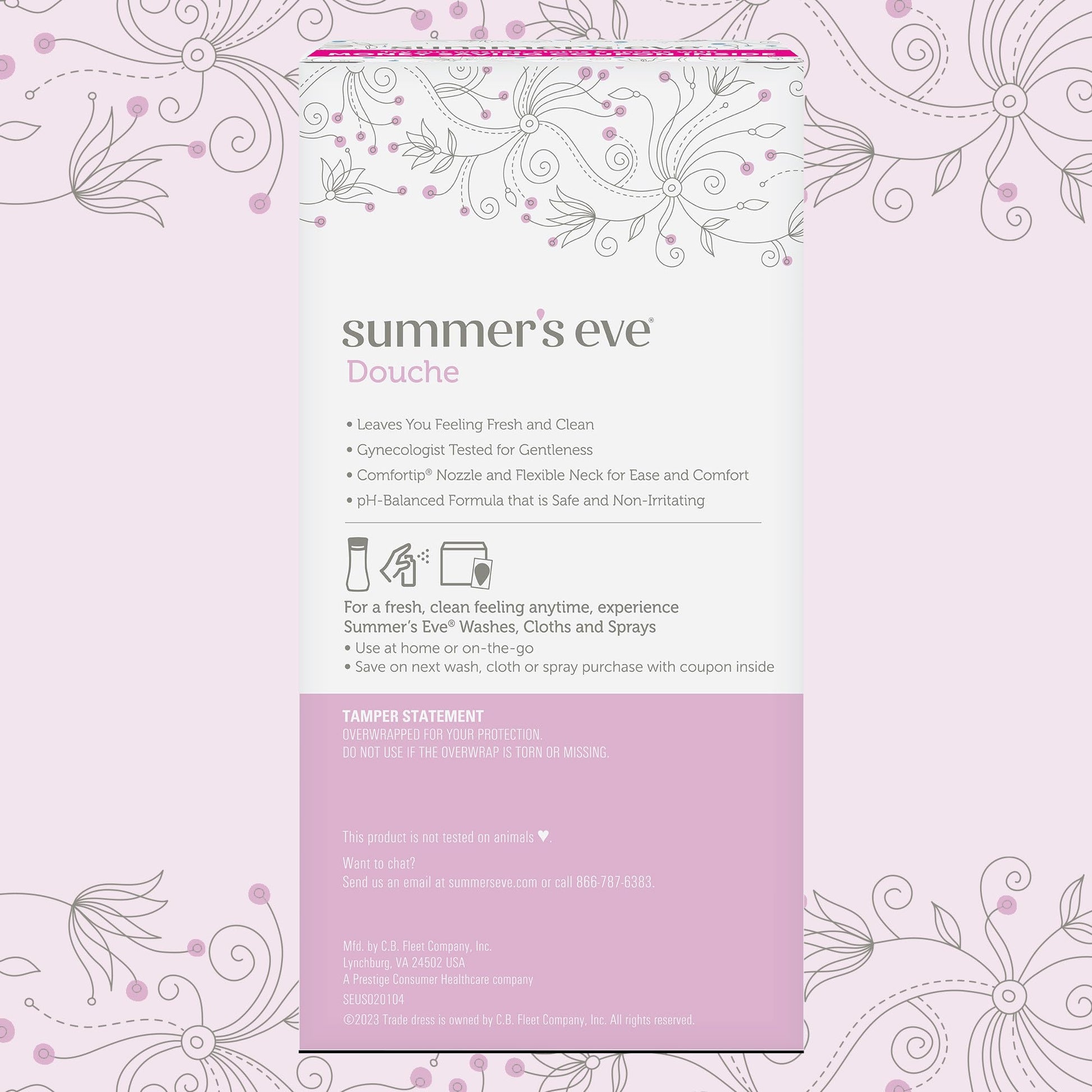 Summer's Eve Douche, Vaginal Douche for Women, Island Splash, 4 Units, 4.5 Oz Each, 1 Pack Summer's EveAu supplements