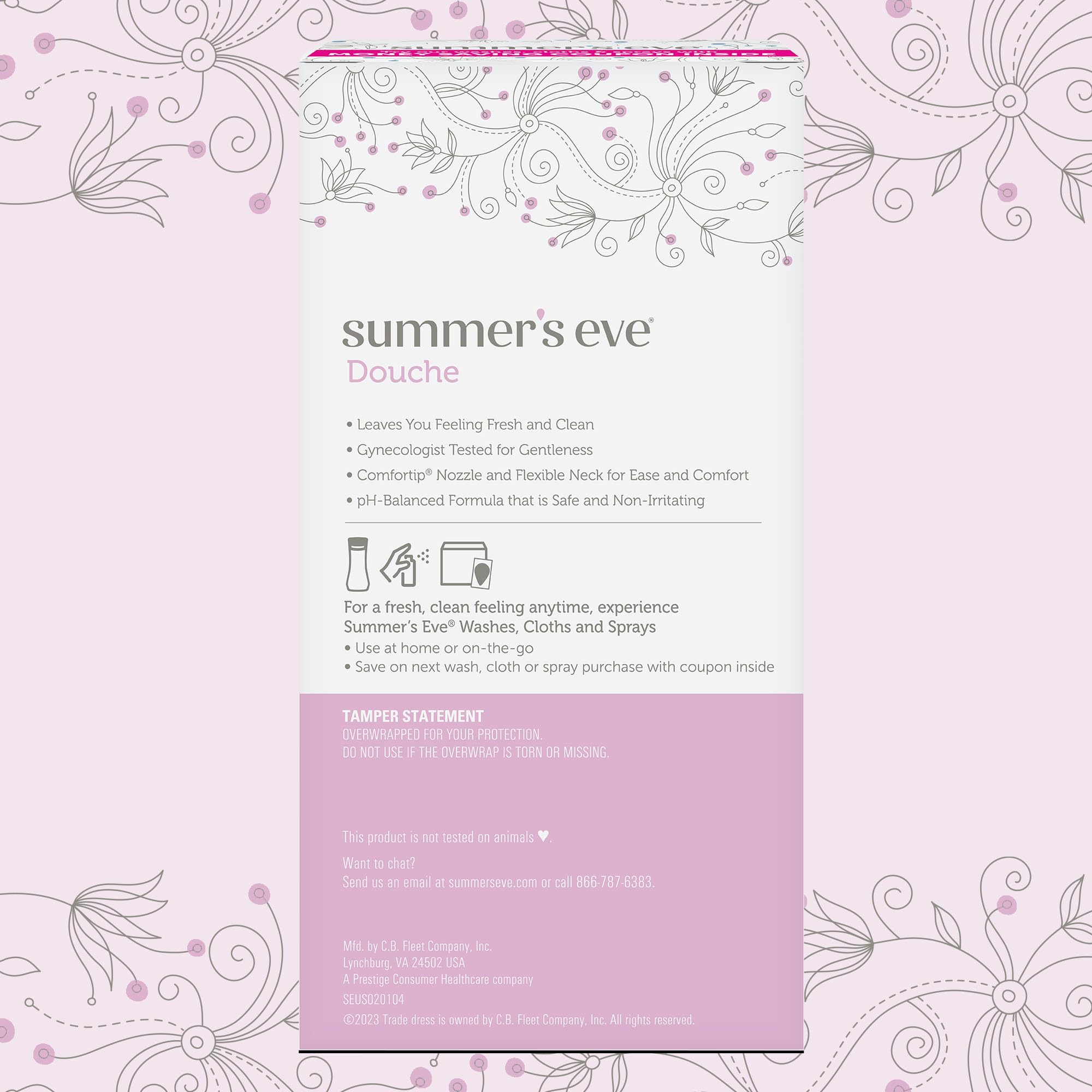 Summer's Eve Douche, Vaginal Douche for Women, Island Splash, 4 Units, 4.5 Oz Each, 1 Pack Summer's EveAu supplements