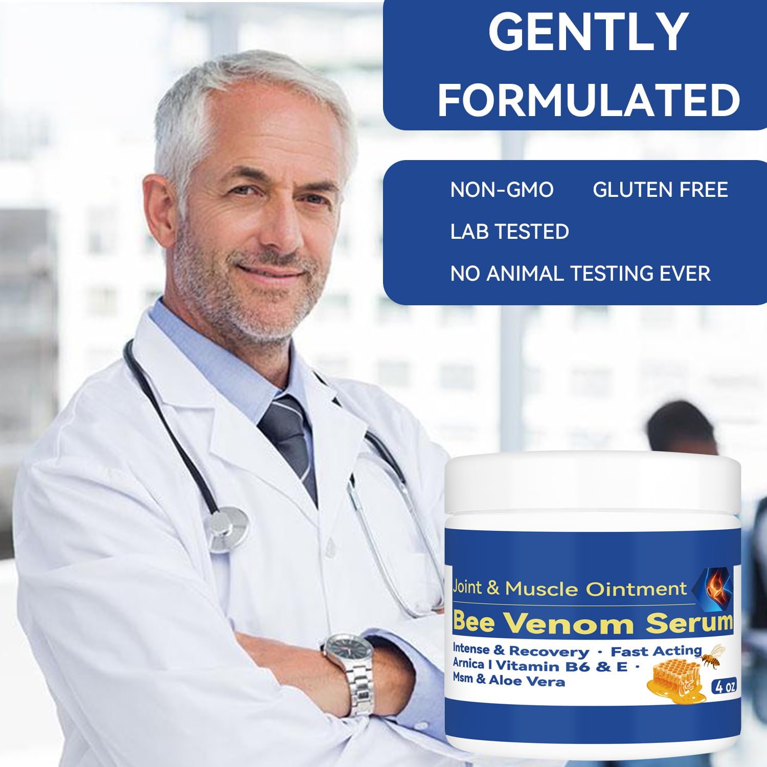 Cedonivor Bee Venom Joint and Bone Cream, Bee Venom Joint Relief Cream Joint Care for Knee, Neck, Back, Hands, Feet Moisturizer CedonivorAu supplements