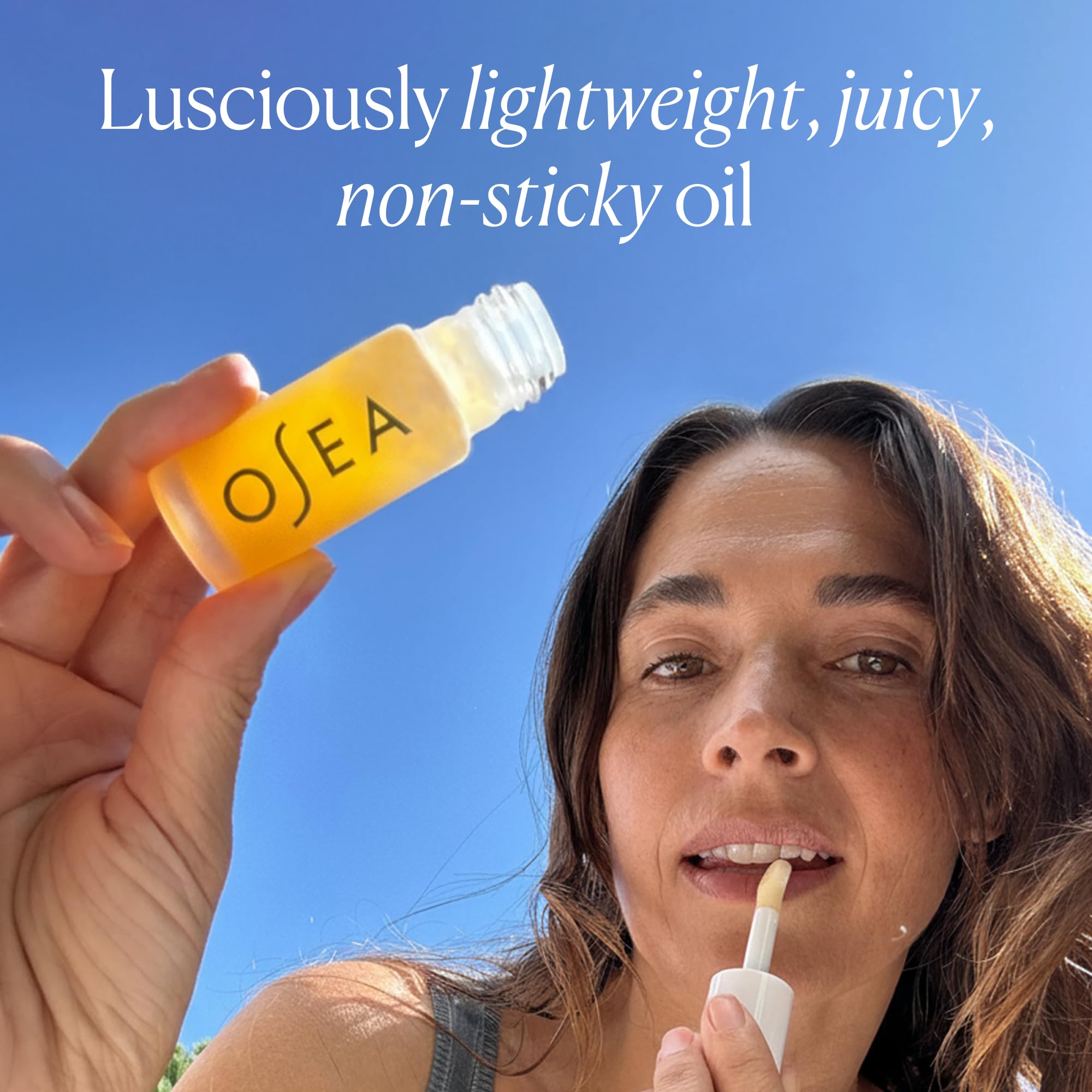 OSEA Hyaluronic Lip Oil Booster – Clean Beauty Lip Oil for Plump, Glossy, Hydrated Lips – Nourishing Seaweed & Meadowfoam Oil – Vegan, Non-Sticky, High-Shine Finish OSEAAu supplements
