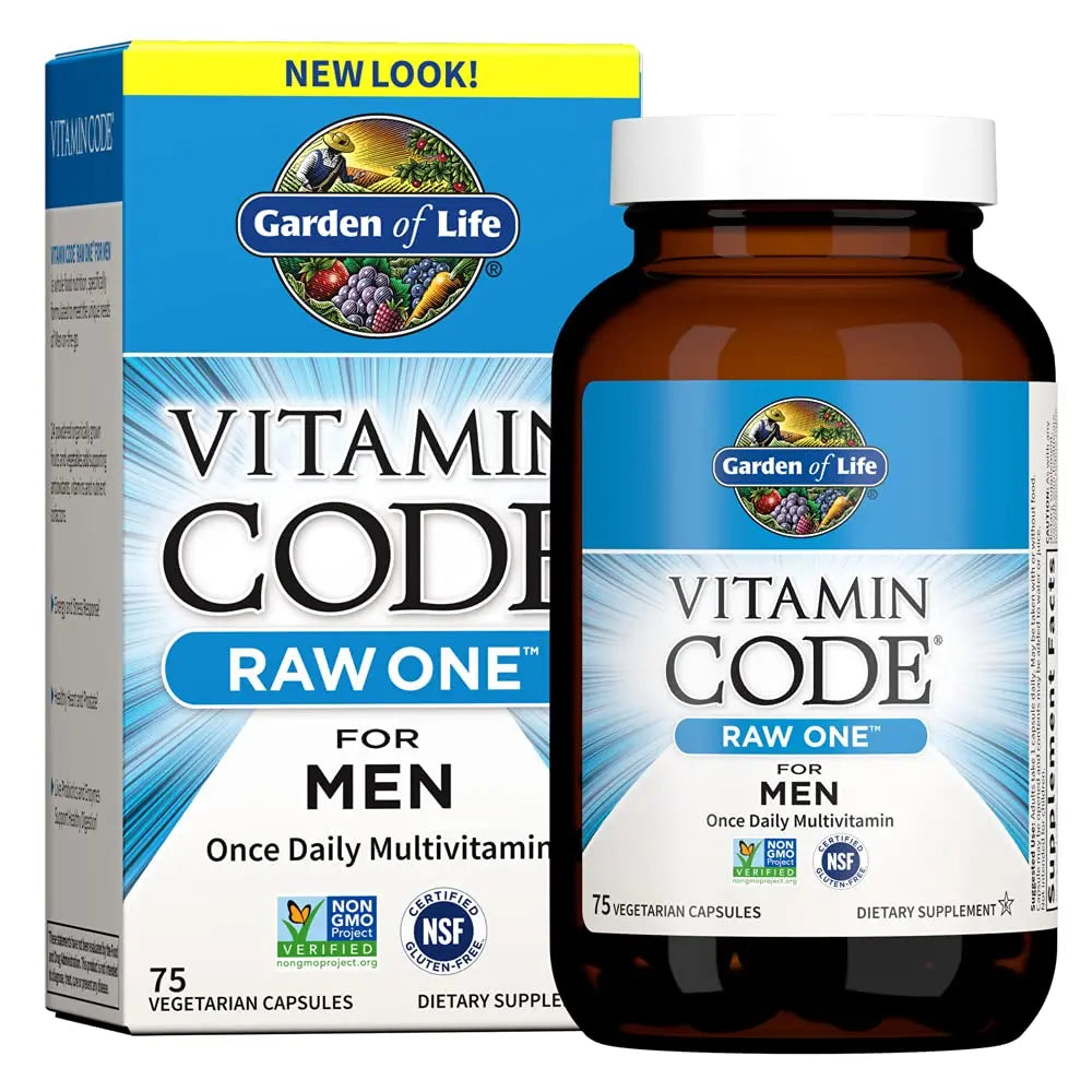 Garden of Life Vitamin Code Women's and Men's Multivitamins Bundle, 120+75 Capsules Garden of LifeAu supplements