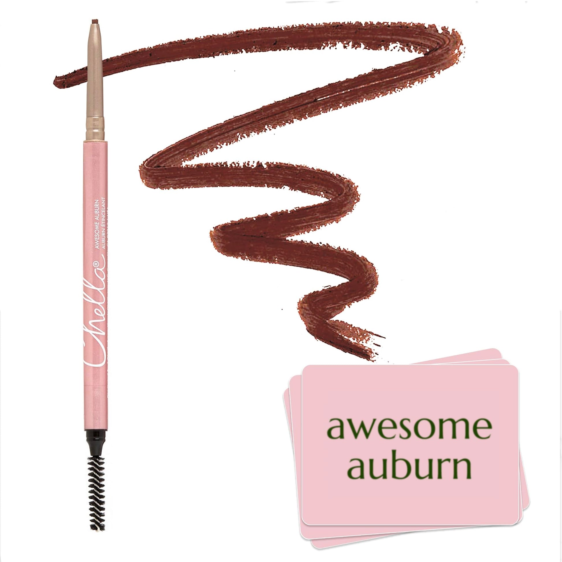 Chella Eyebrow Pencil – Easy-to-Use Brow Definer for Shaping, Filling & Blending – Long-Wear Auburn Eyebrow Pencils for Women with Precise Tip (Auburn) ChellaAu supplements