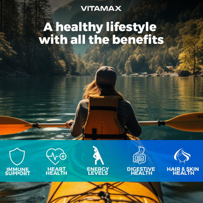 Sea Moss, Maca, Black Seed Oil, Ashwagandha, Bladderwrack, Turmeric VitamaxUS supplements