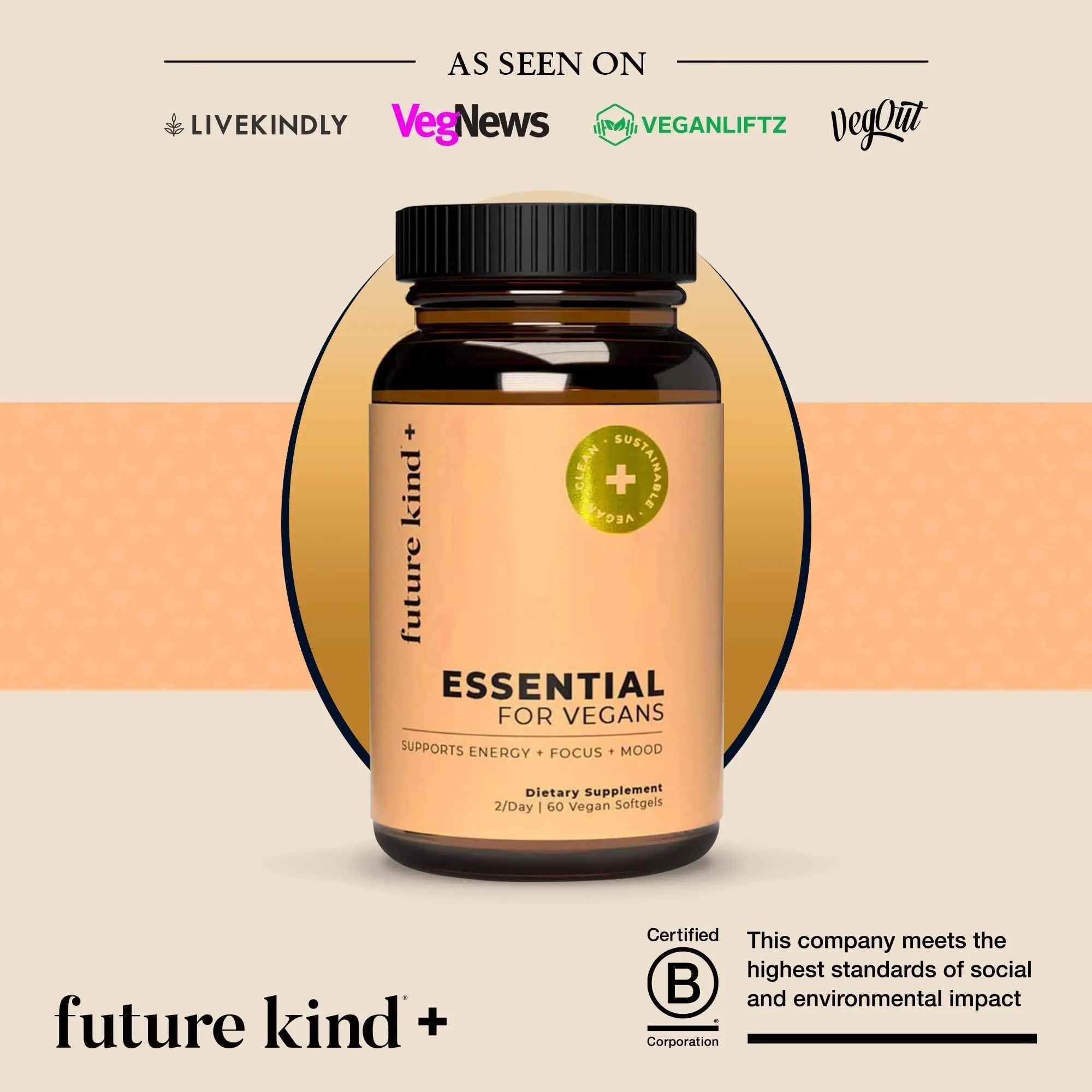 Future Kind Multivitamin Bundle - Vegan Complete Multivitamin and Vegan Essential Multivitamin - Vegan Vitamin B12, Omega 3, and Vitamin D3 - Complete Multivitamin, 42 Vitamins in 1 for Men and Women Future KindAu supplements