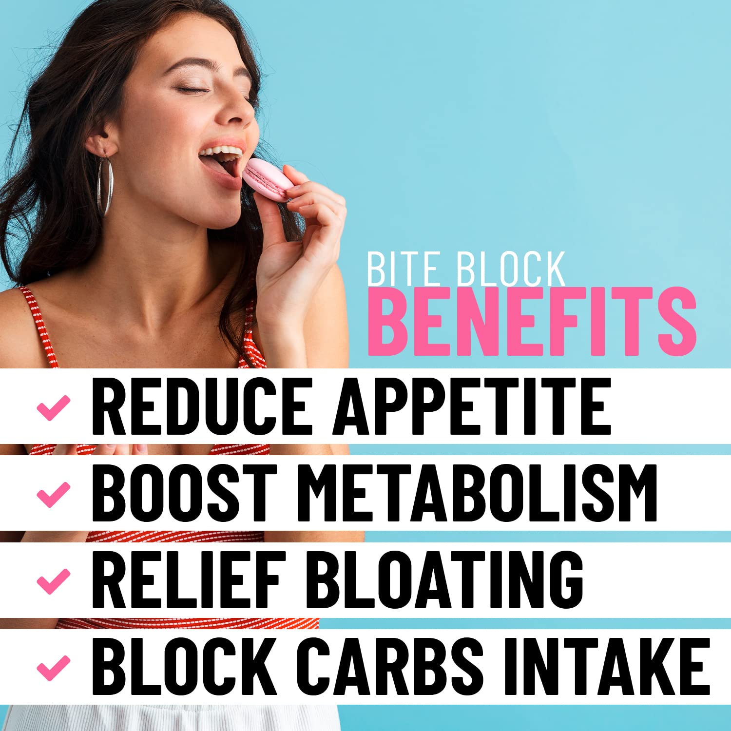 Appetite Suppressant for Women - Weight Loss Pills for Bloating Relief & Carb Blocker Helix HealAu supplements