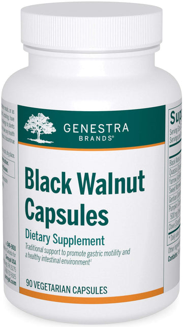 Genestra Brands Black Walnut Capsules | Herbal Formula to Support Digestive Health | 90 Capsules Genestra BrandsAu supplements