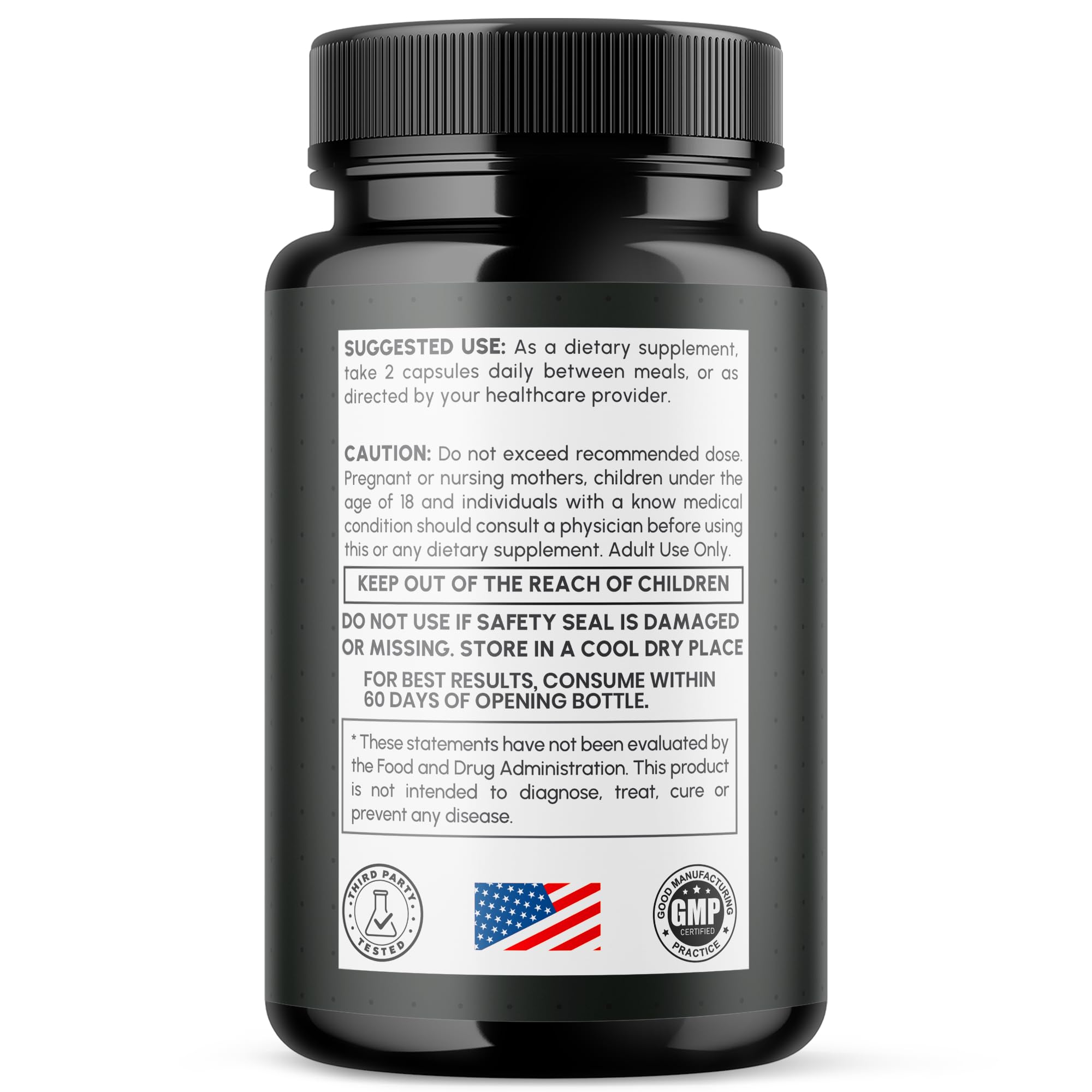 Steel Power Capsules, Official Steel Power for Men with All Natural Ingredients, Advanced SteelPower Men's Health and Wellness Vitamin Formula Pills with Maximum Strength Multivitamins (60 Capsules) MJOAu supplements
