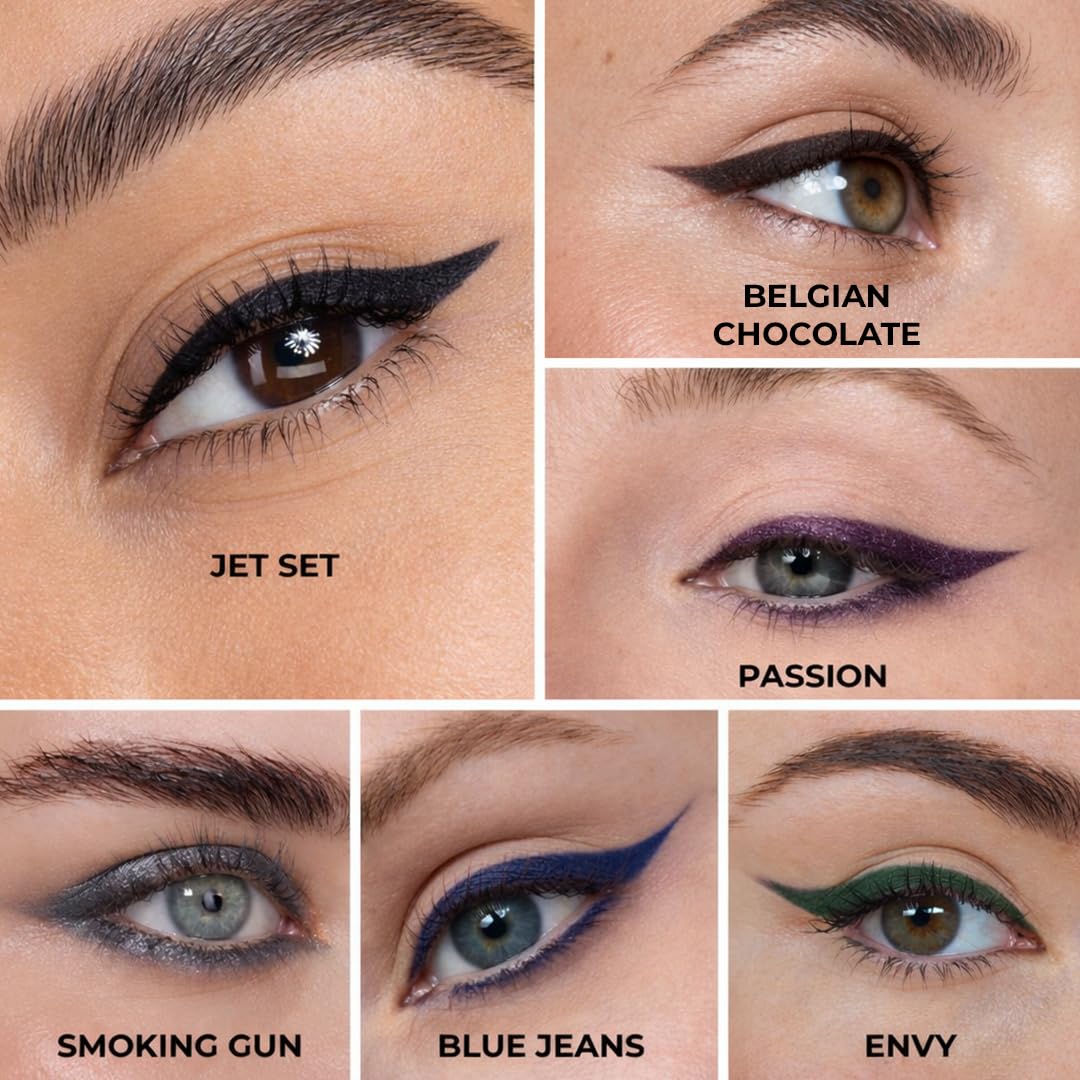 Honeybee Gardens Effortless Eye Liner Pencil, Jet Set Black, Smooth Long-Wearing, Rich Pigment, Vegan & Gluten-Free Honeybee GardensAu supplements