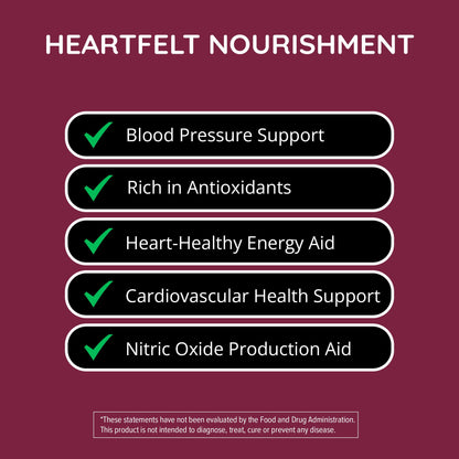 Organic Beet Root Capsules [1,300mg Superfood] - Blood Pressure Support Supplements Happy Healthy HippieUS supplements