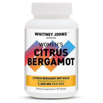 Whitney Johns Citrus Bergamot for Women, Clinically Tested Bergamot Supplement Specifically Formulated for Womens Health and Wellness, Antioxidant, 1200mg, 90 Tablets Whitney JohnsAu supplements