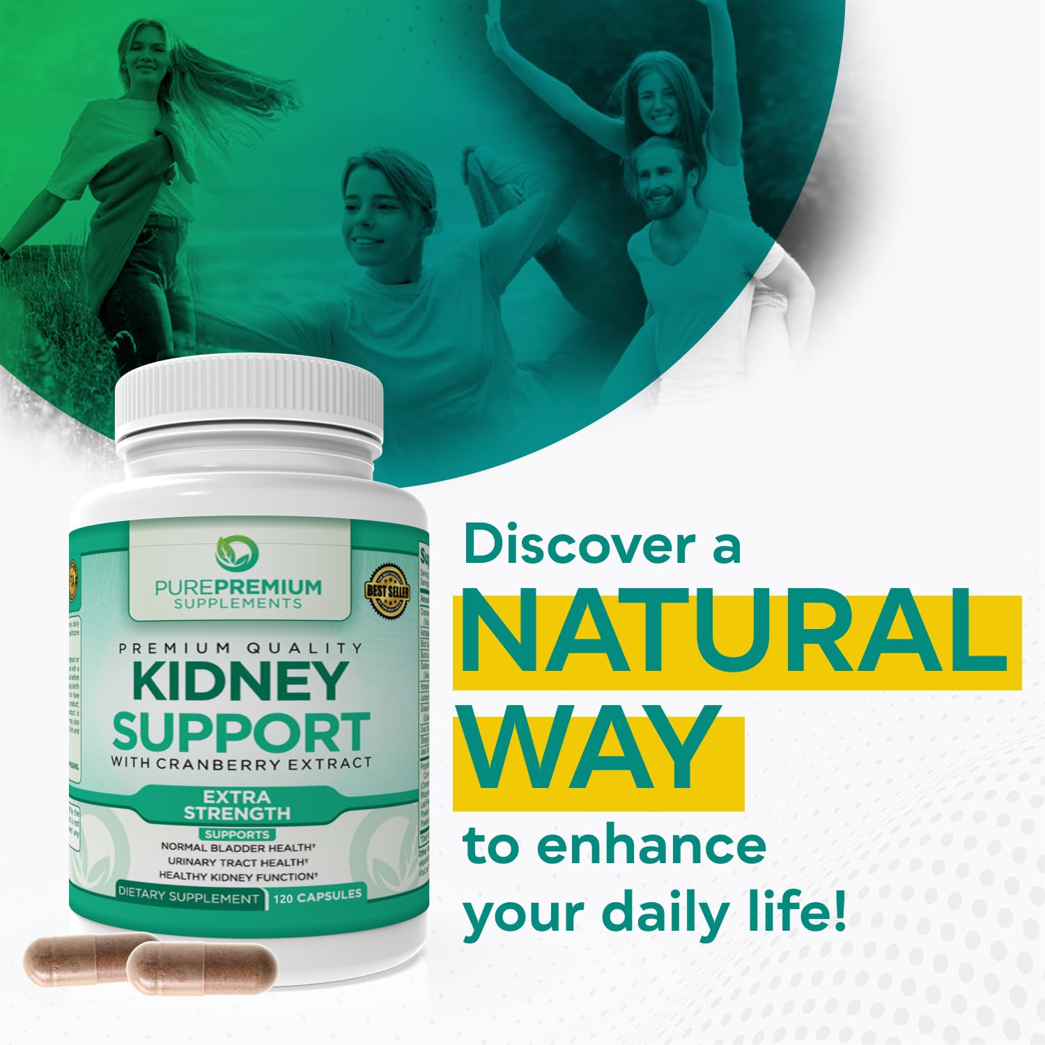 PurePremium Kidney Support Supplement for Men and Women - with Cranberry Extract PurePremium SupplementsAu supplements