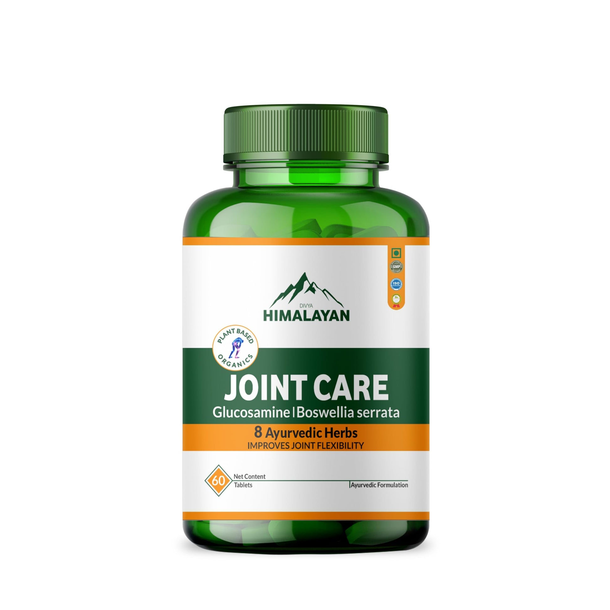 Divya Himalayan Plant-Based Joint Care Supplement, 60 Tablets, Improves Joint Flexibility, Strengthen Muscles | Supports Mobility for Men Women Old Age - 60 Joint Support Tablet Divya HimalayanAu supplements