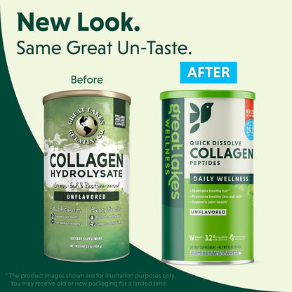 Great Lakes Gelatin Collagen Hydrolysate 454g (UK/EU Compliant can) (3) Great Lakes GelatinUS supplements