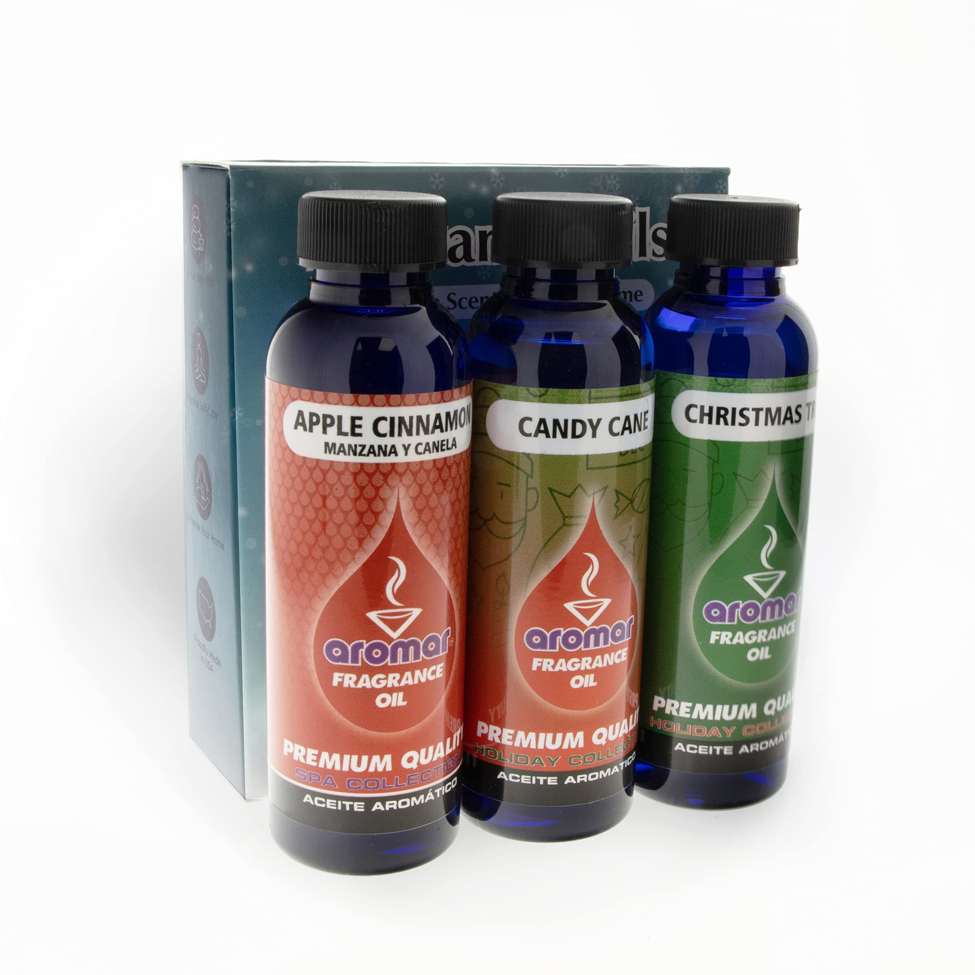 AROMAR Premium Fragrance Oil, 2oz Bottle 3 Pack Long Lasting Aromatic Scent, Fresh and Revitalizing AromarAu supplements