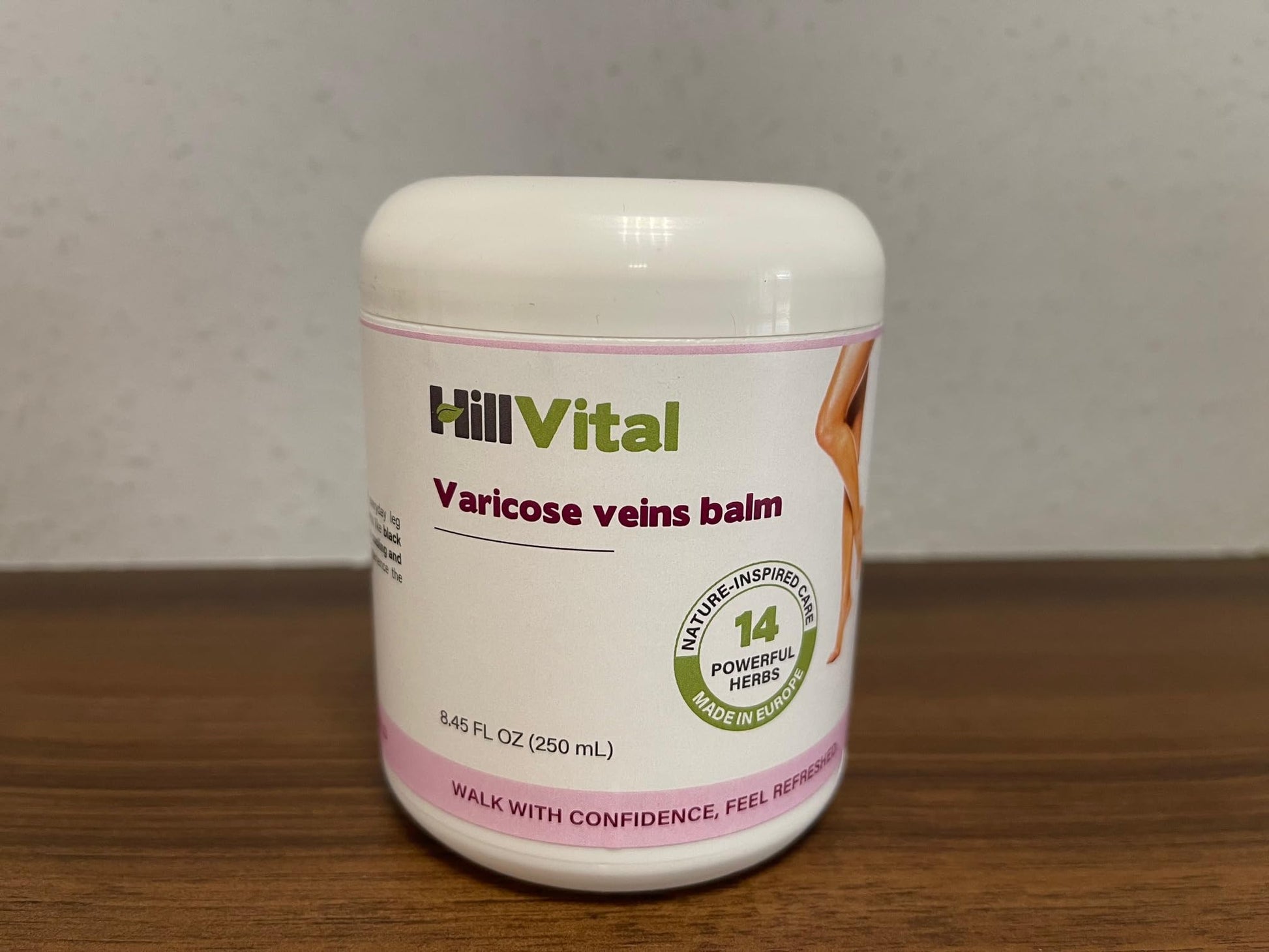 Hill Vital Natural Solutions HillVital Herbal Leg Care Balm with Horse Chestnut – Lightweight Botanical Cream for Daily Skin Care & Massage, Non-Greasy Formula for Legs & Body, 250 ml Hill Vital Natural SolutionsAu supplements