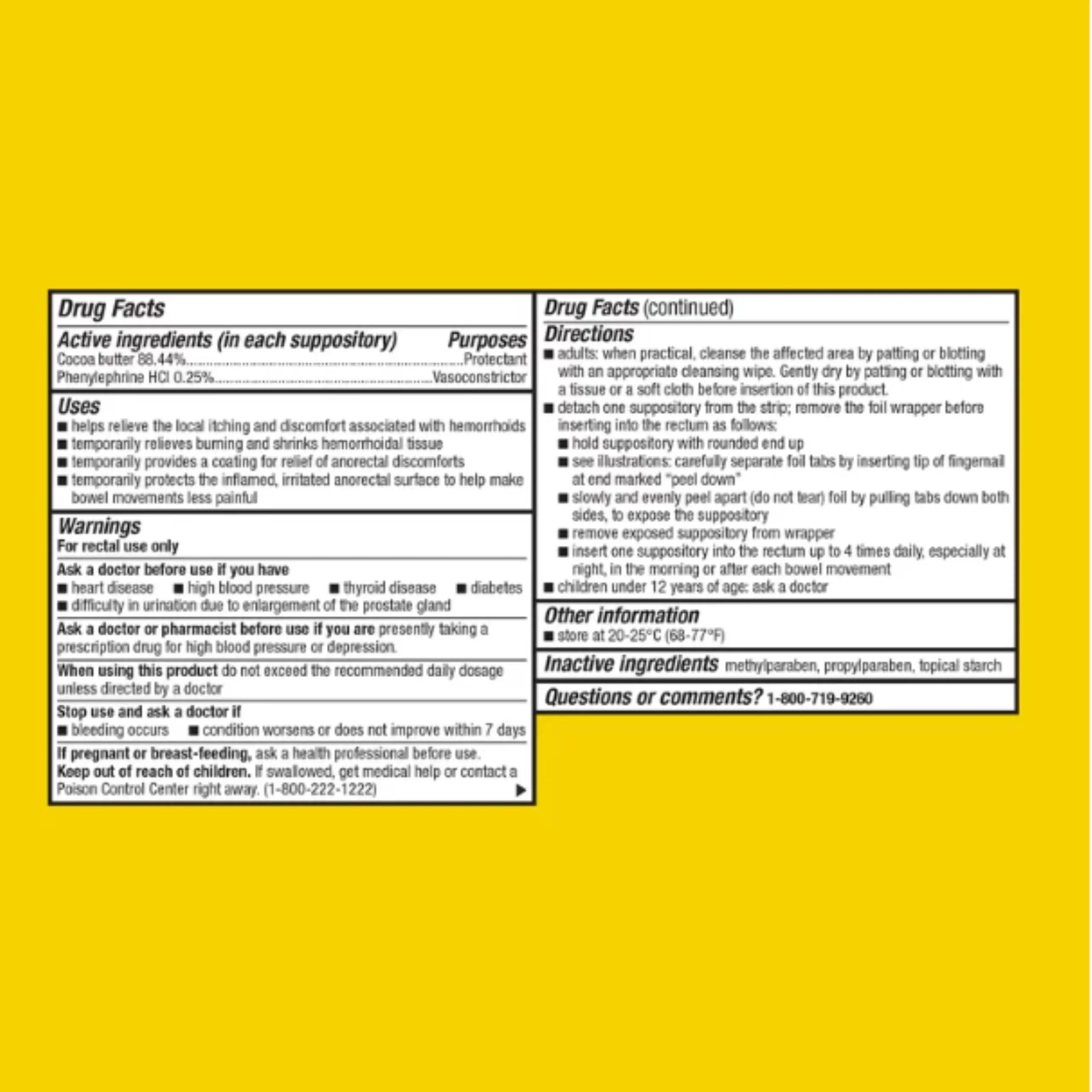 Equate Hemorrhoidal Suppositories 24 Ct Pack of 01 24 Total + me Gusta Sticker ME GUSTA SHOPAu supplements