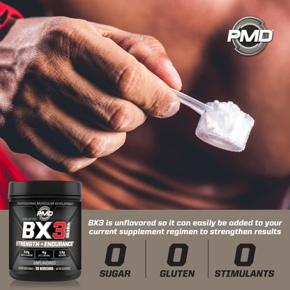 PMD Sports BX3 Ultra Muscle-Building Powder – Beta-Alanine, BCAAs, Betaine Anhydrous PMDUS supplements