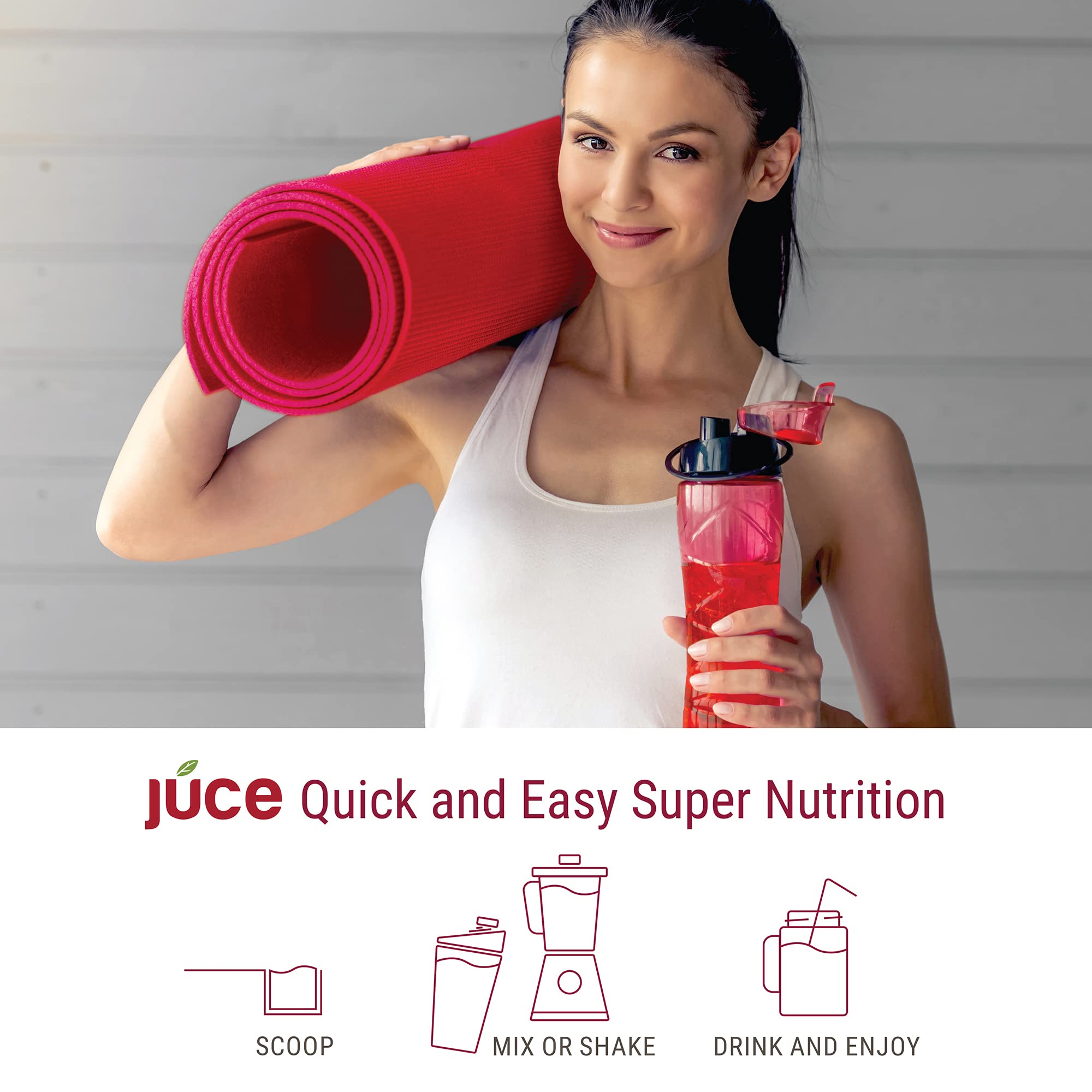 JUCE Reds Organic Superfood Powder - Garden Berry Flavor | Fruit and Veggie Powder Terra Kai OrganicsUS supplements