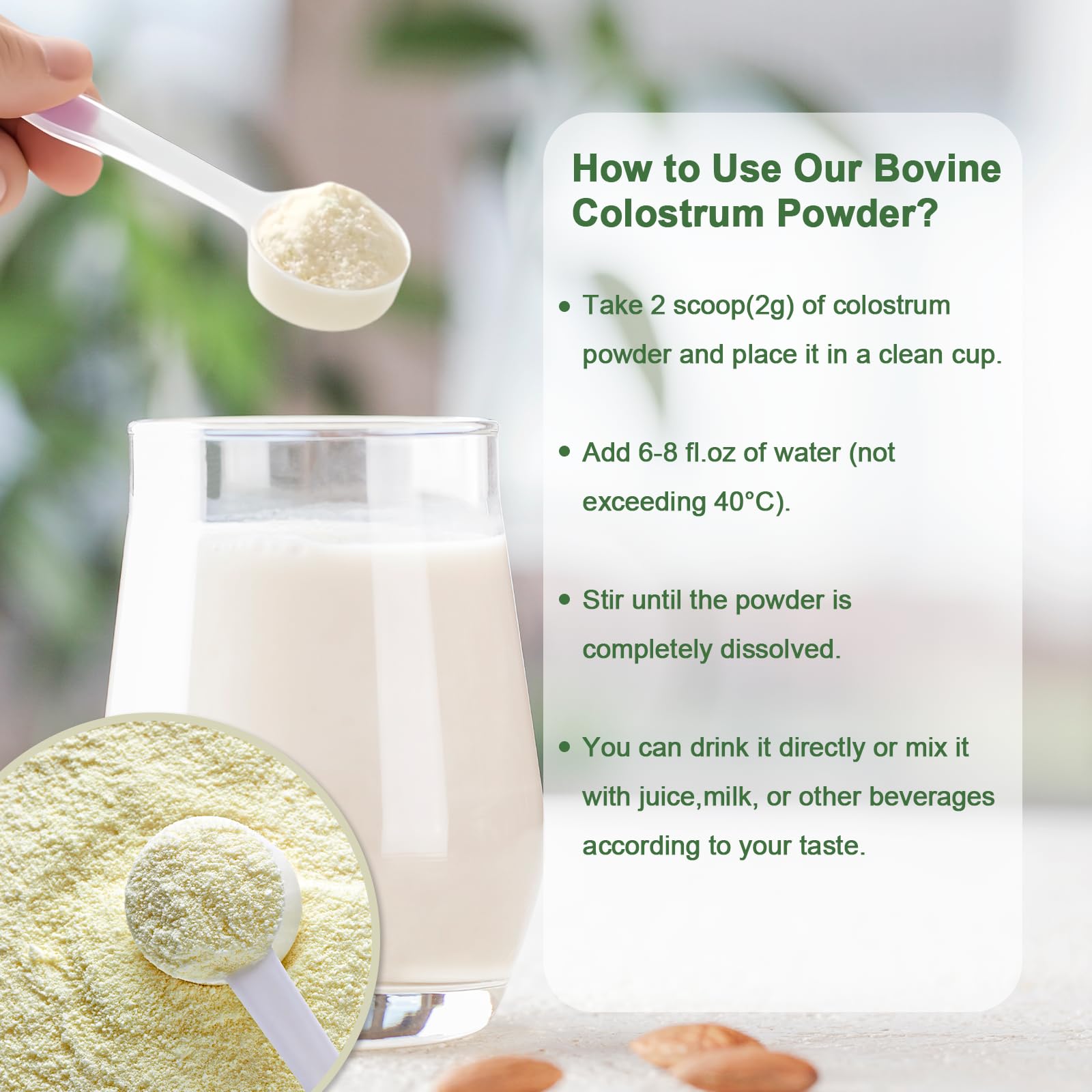 MICYDELAS Bovine Colostrum Supplement Powder 50% IgG Premium Bovine Colostrum for Gut Health Support, Immune Support, Muscle Recovery & Overall Wellness, Grass Fed, Non-GMO, Unflavored, 60 Servings MICYDELASAu supplements