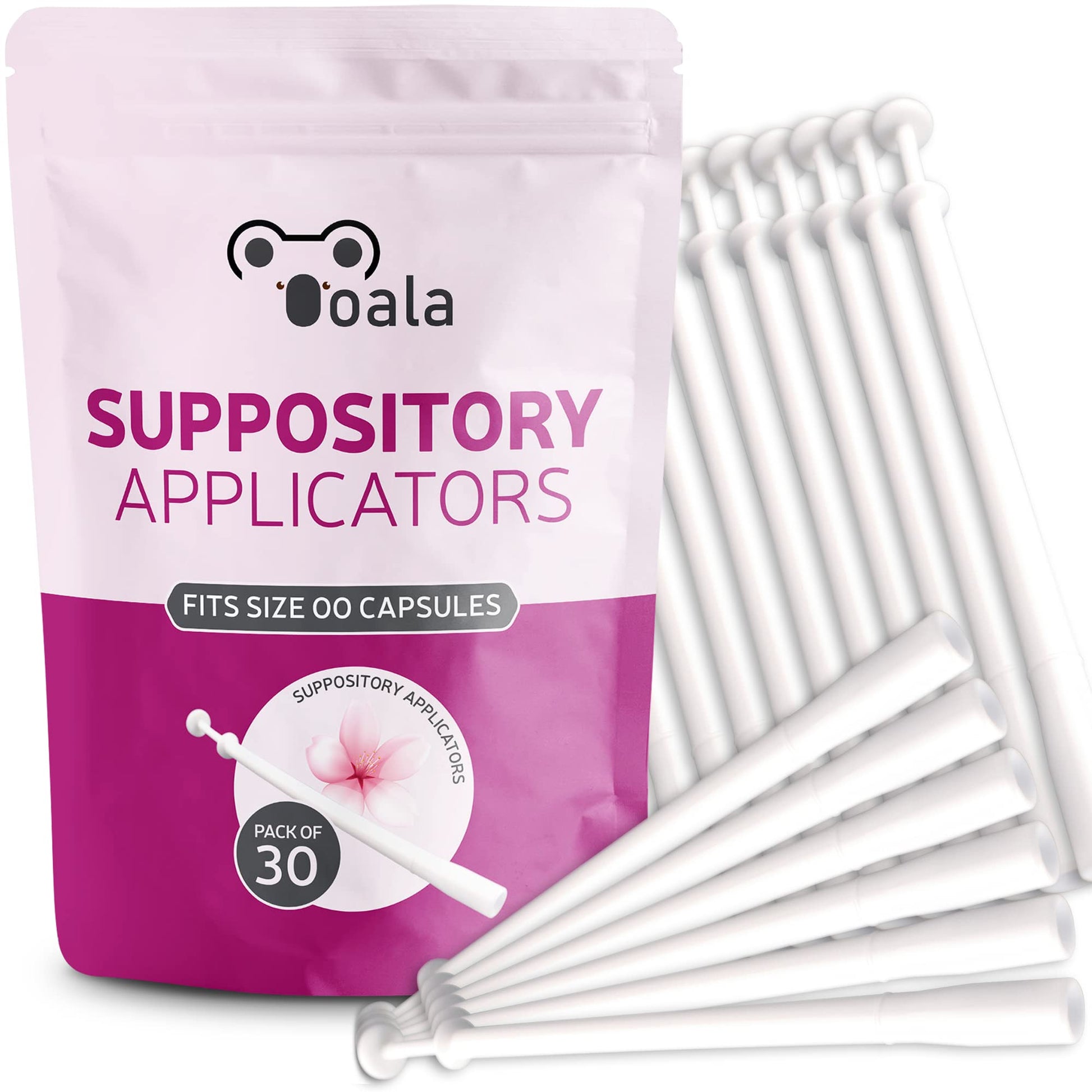 Ooala Disposable Vaginal Suppository Applicators (30-Pack) | Fits Most Brands, Pills, Tablets and Boric Acid OoalaAu supplements