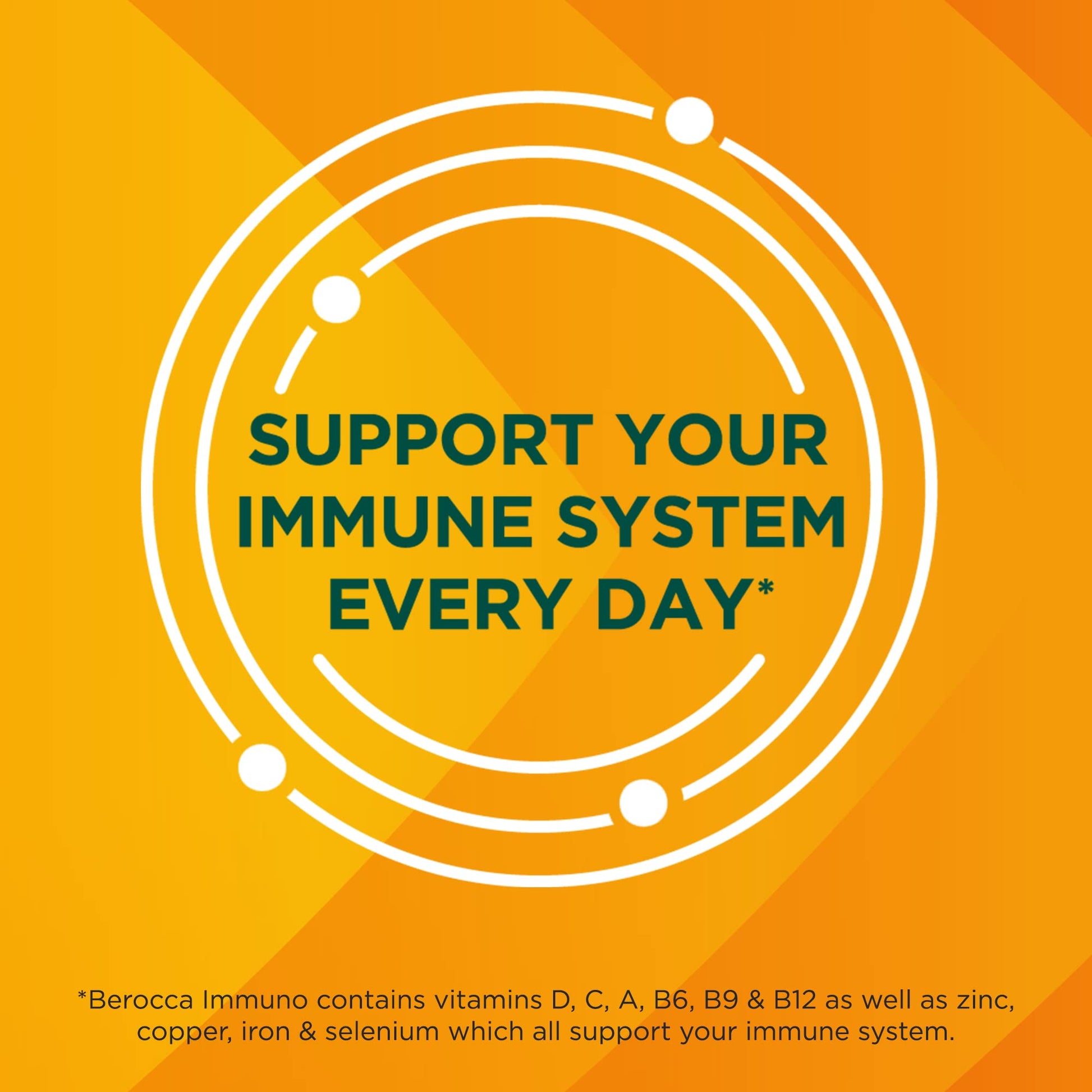 Berocca Immuno Effervescent Tablets, 11 Vitamins and Minerals, Including Vitamins D, C BeroccaUS supplements