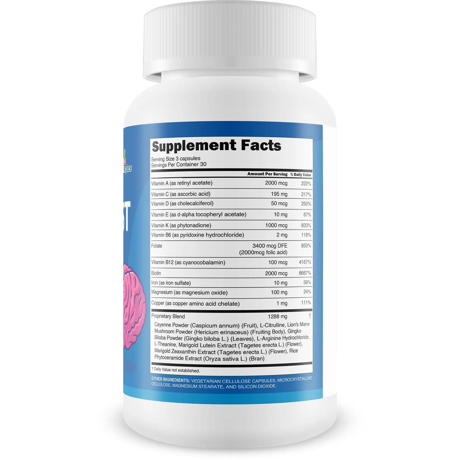 Top Best Brain - Cognitive Support Supplement for Memory, Focus, & Mental Clarity - Promote Improved Concentration, Cognition, & Motivation - Brain Pills for Cognitive Health - Nootropic Formula Genericnz supplements