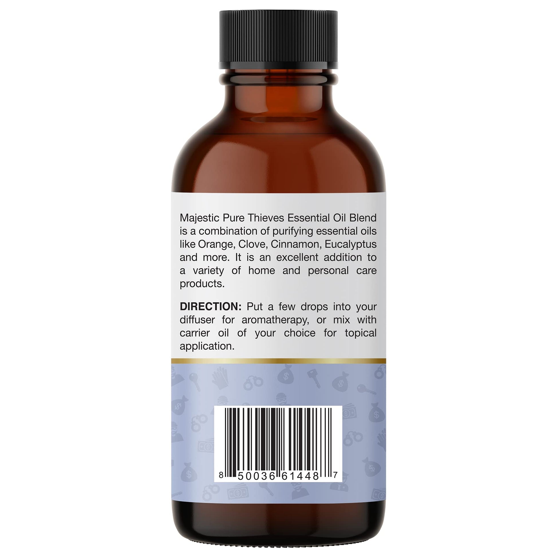Majestic Pure Thieves Essential Oil Blend | 100% Pure Premium Oil for Uplifting Mood, DIY Products MAJESTIC PUREAu supplements