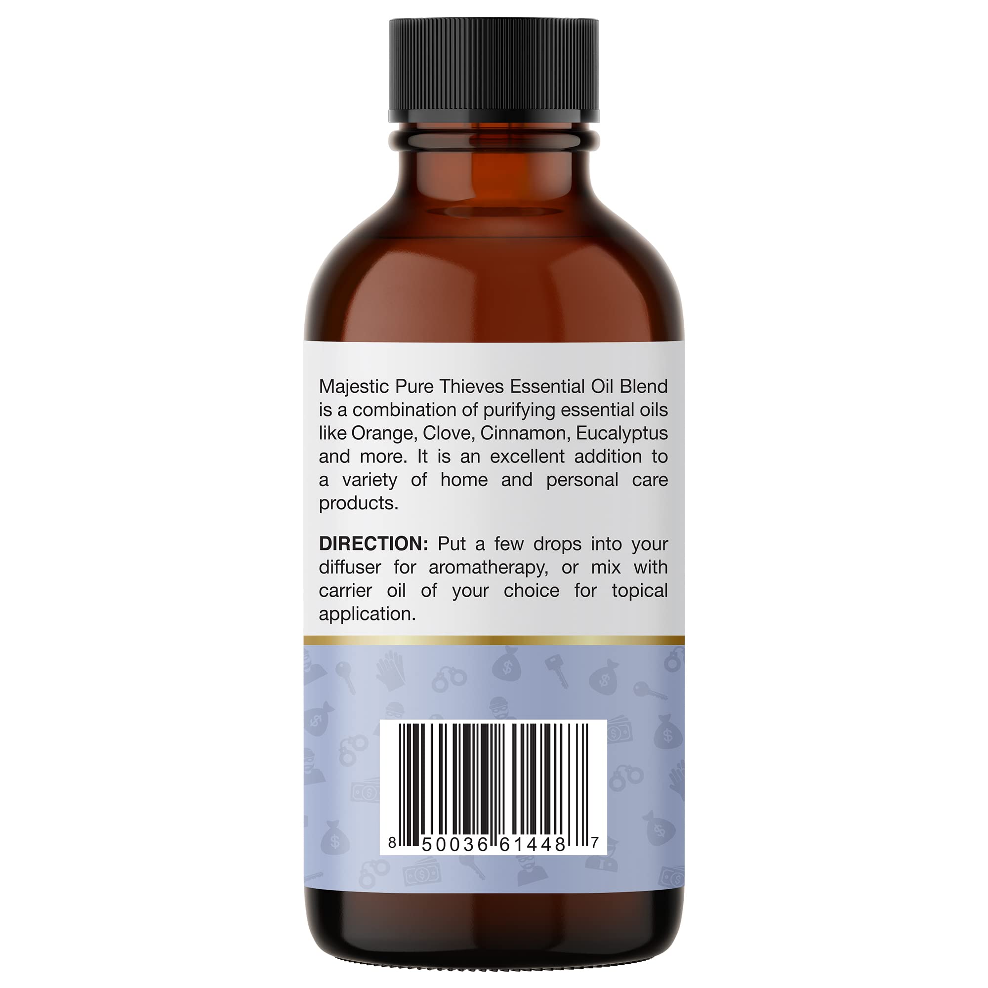 Majestic Pure Thieves Essential Oil Blend | 100% Pure Premium Oil for Uplifting Mood, DIY Products MAJESTIC PUREAu supplements