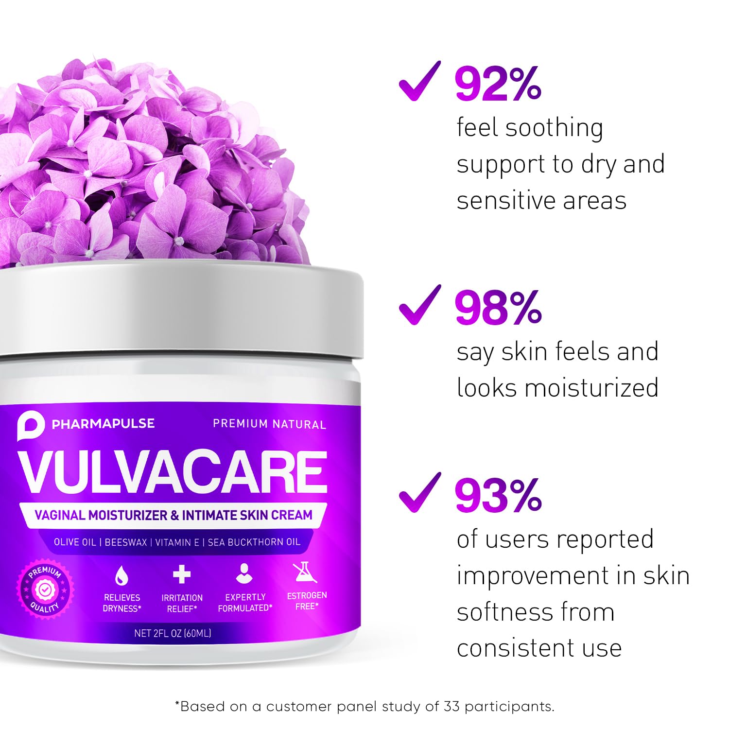 Pharmapulse Vaginal Moisturizer, Vulva Balm Cream, Intimate Skin Care, Menopause Support PharmapulseAu supplements
