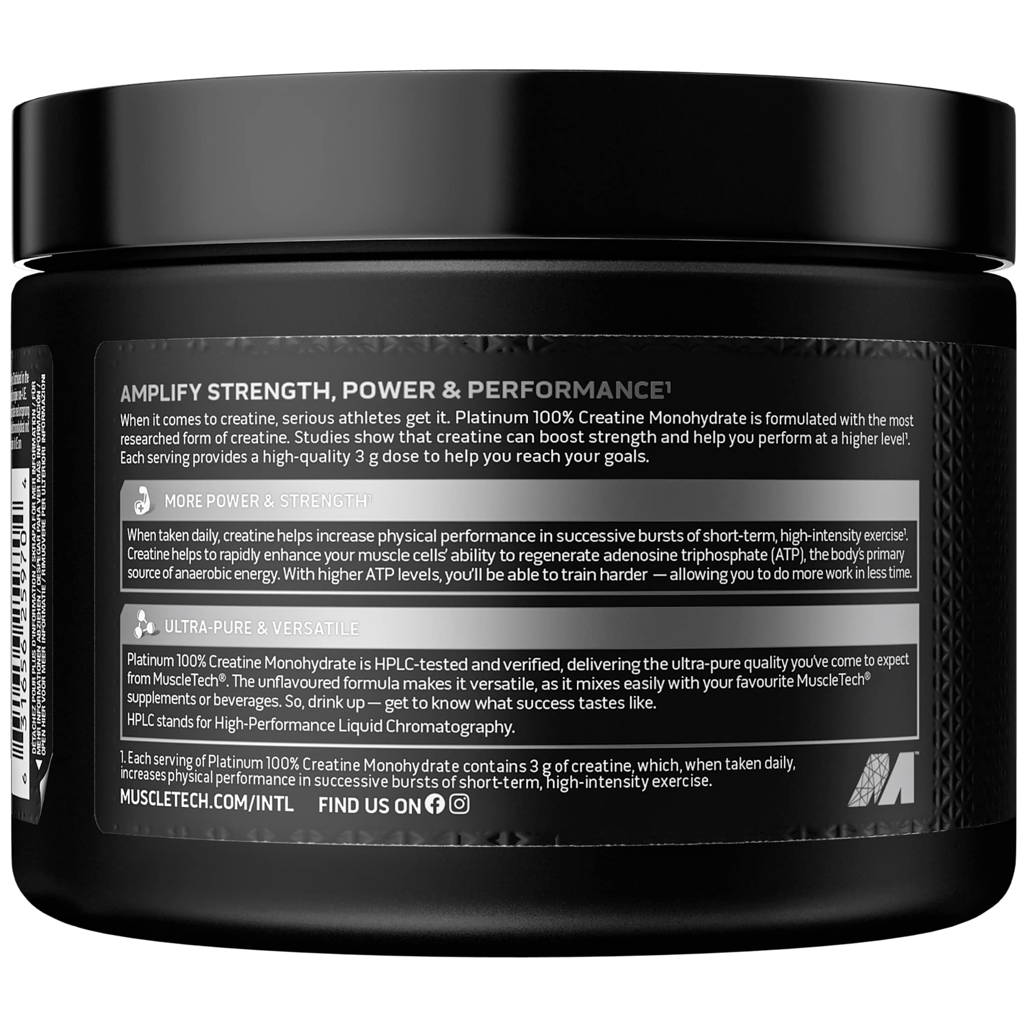 MuscleTech Platinum 100% Creatine Monohydrate Powder, Pure Creatine, Increase MuscletechUS supplements