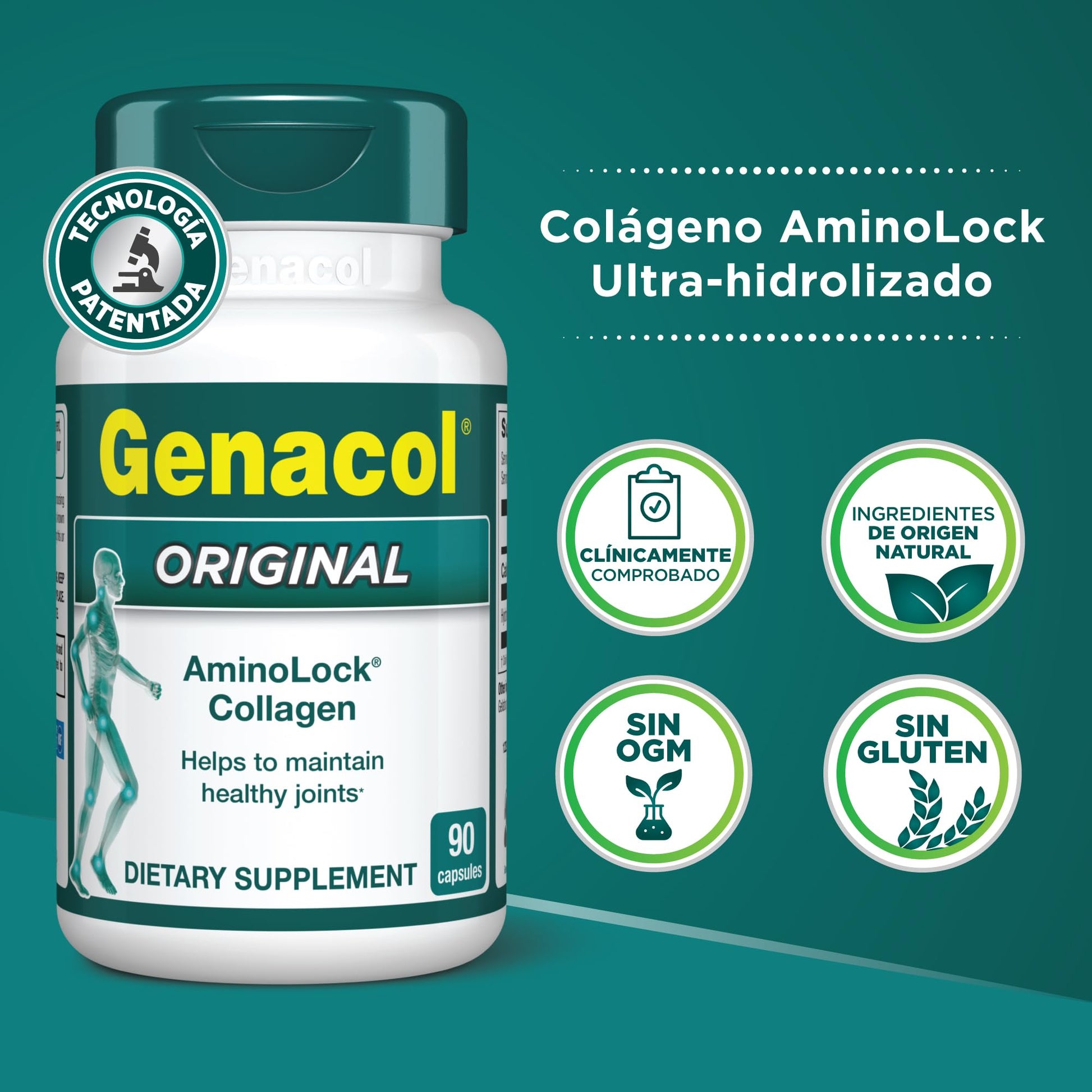 Collagen Peptides Joint Supplements for Men & Women by Genacol | Exclusive Hydrolyzed Collagen Pills | Helps Maintain Healthy Joints | Colageno Hidrolizado | Genacol Original 180 Capsules GenacolAu supplements