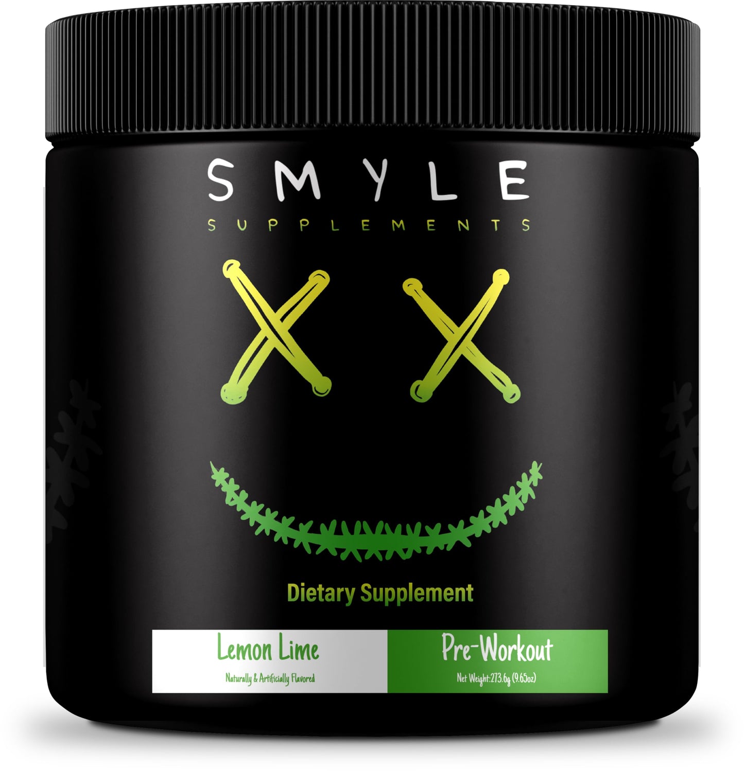 Smyle USA Pre-Workout Powder Lemon Lime - Pre Workout Energy with 400mg Alpha Smyle SupplementsUS supplements