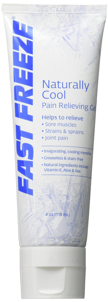Fast Freeze All-Natural Cooling Pain Relief Therapy: Gel Tube, 4 fl oz Fast FreezeAu supplements