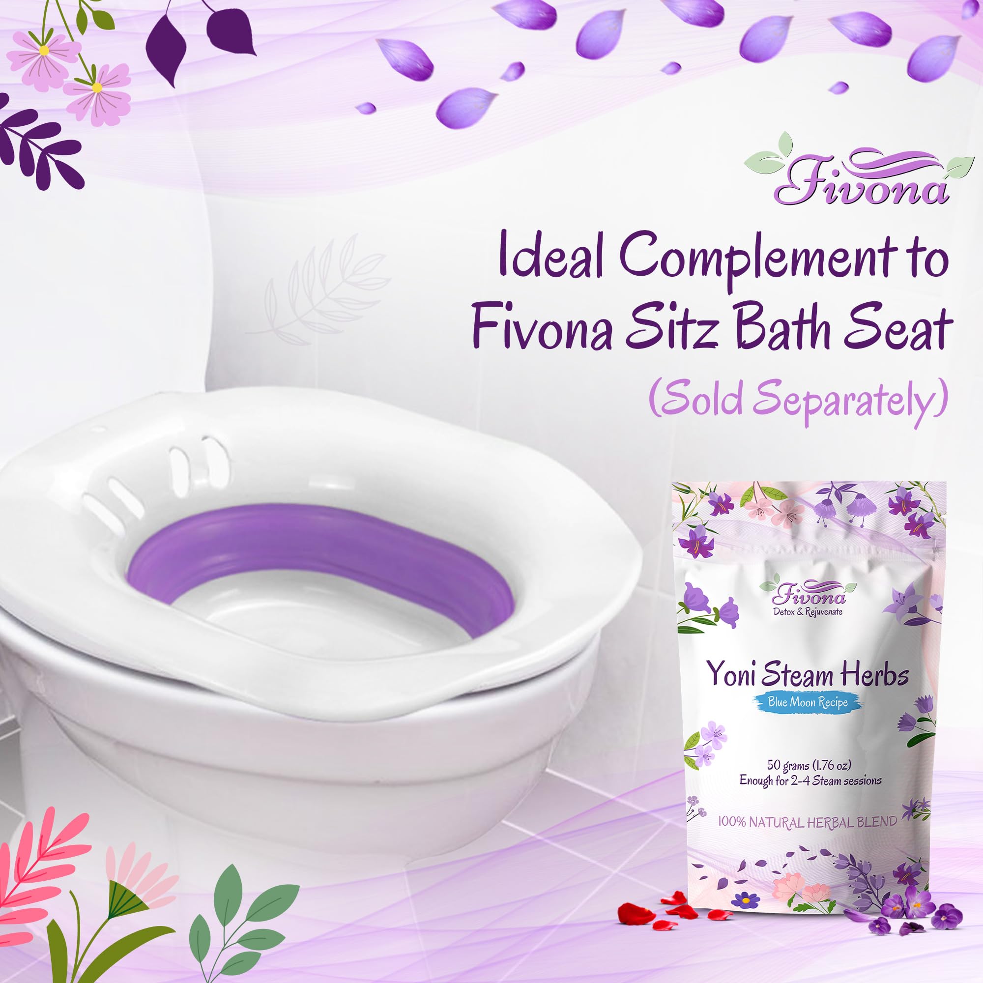 FIVONA Yoni Care Kit 3 in 1 - pH Balanced Natural Vaginal Oil 30 ml, Organic Herbal Soap 5.3 oz FIVONAAu supplements