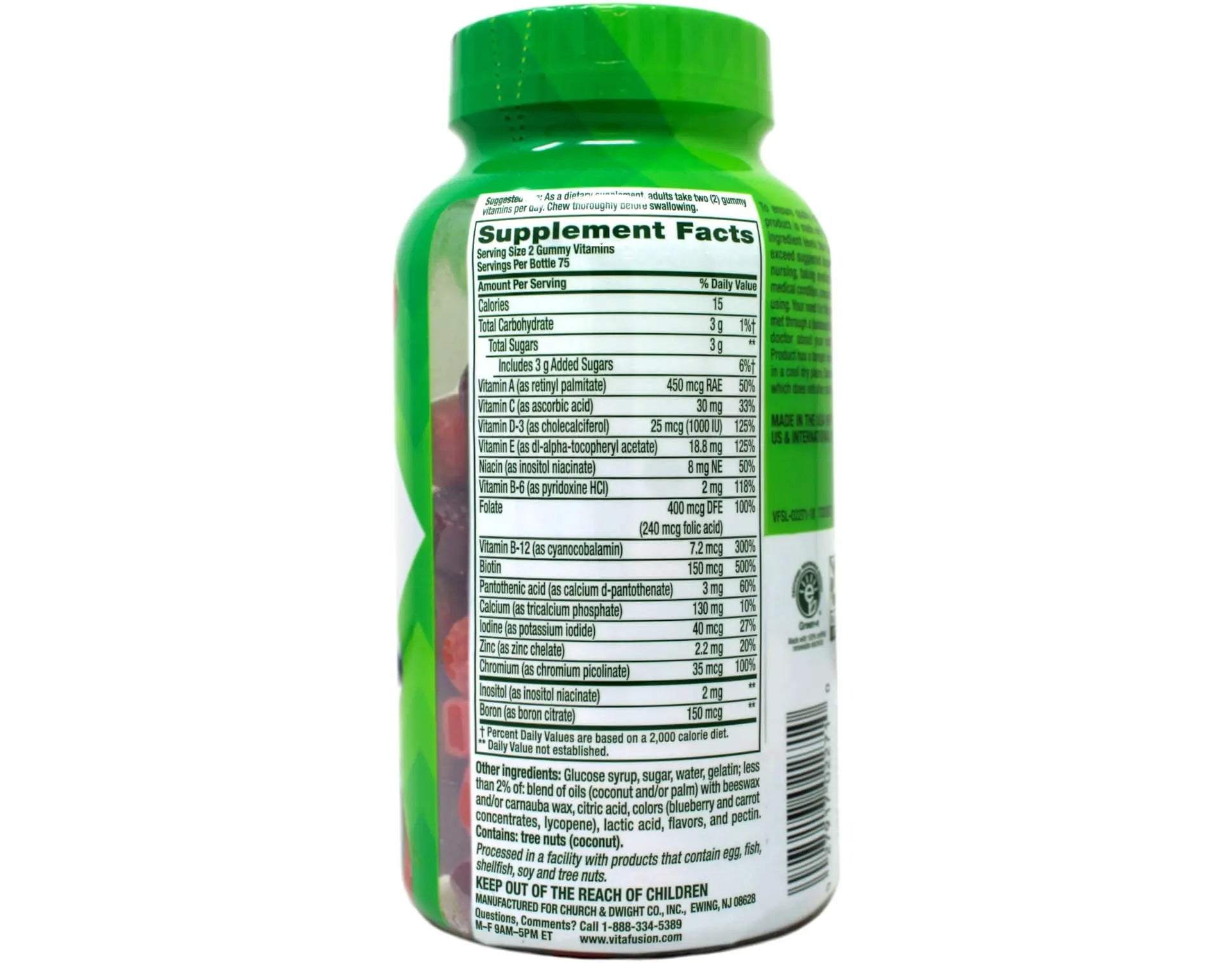 Vitafusion 150 Count with Vitamins A, C, D, E, B-6 and B-12 Womens Multivitamin Gummies, Berry Flavored Daily Vitamins for Women VitafusionAu supplements