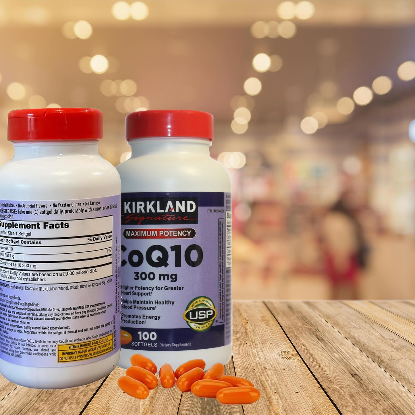 CARZIX CoQ10 300mg,100 Softgels-Helps Maintain Healthy Blood Pressure，Romotes CARZIXUS supplements