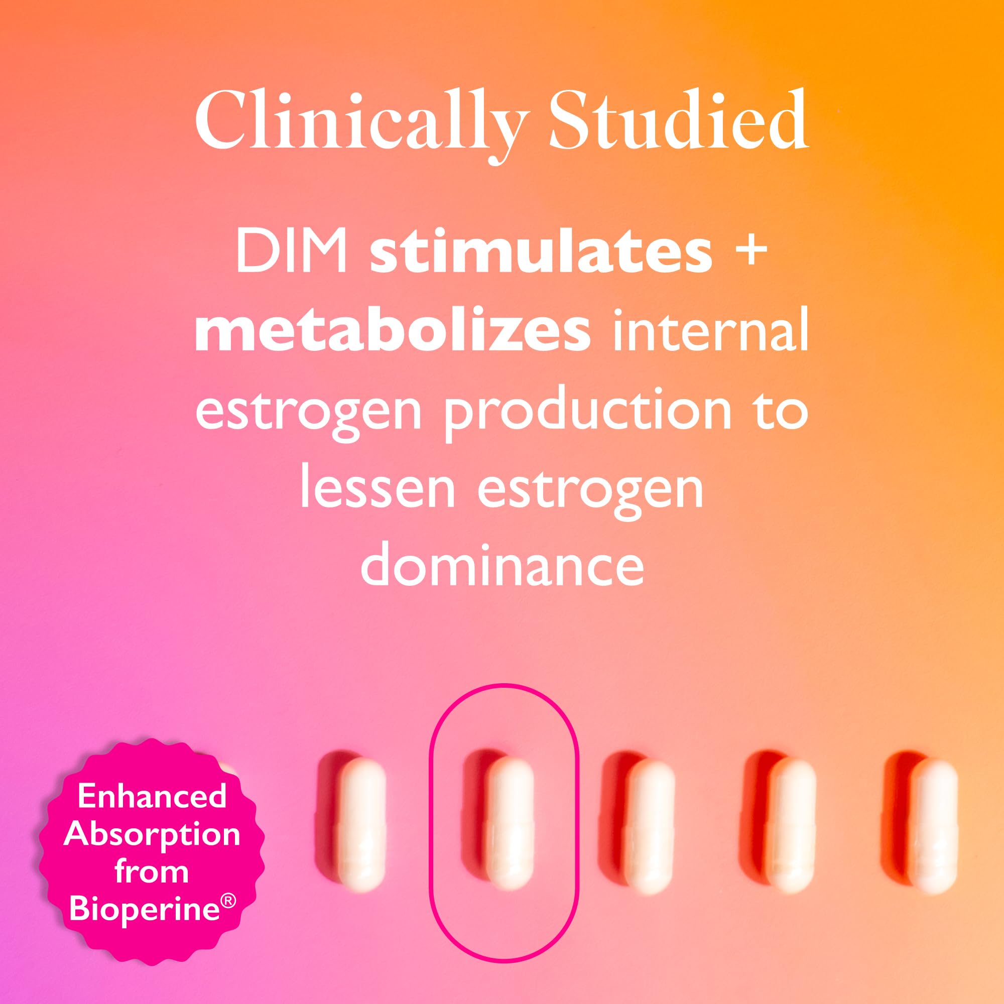 Amy Suzanne 200 DIM Supplement for Women - Estrogen Metabolism and Hormone Harmony for Menopause, Perimenopause & PMS Support - DIM Plus Bioperine for Mood Support - 60 Day Supply, Vegan Amy SuzanneAu supplements
