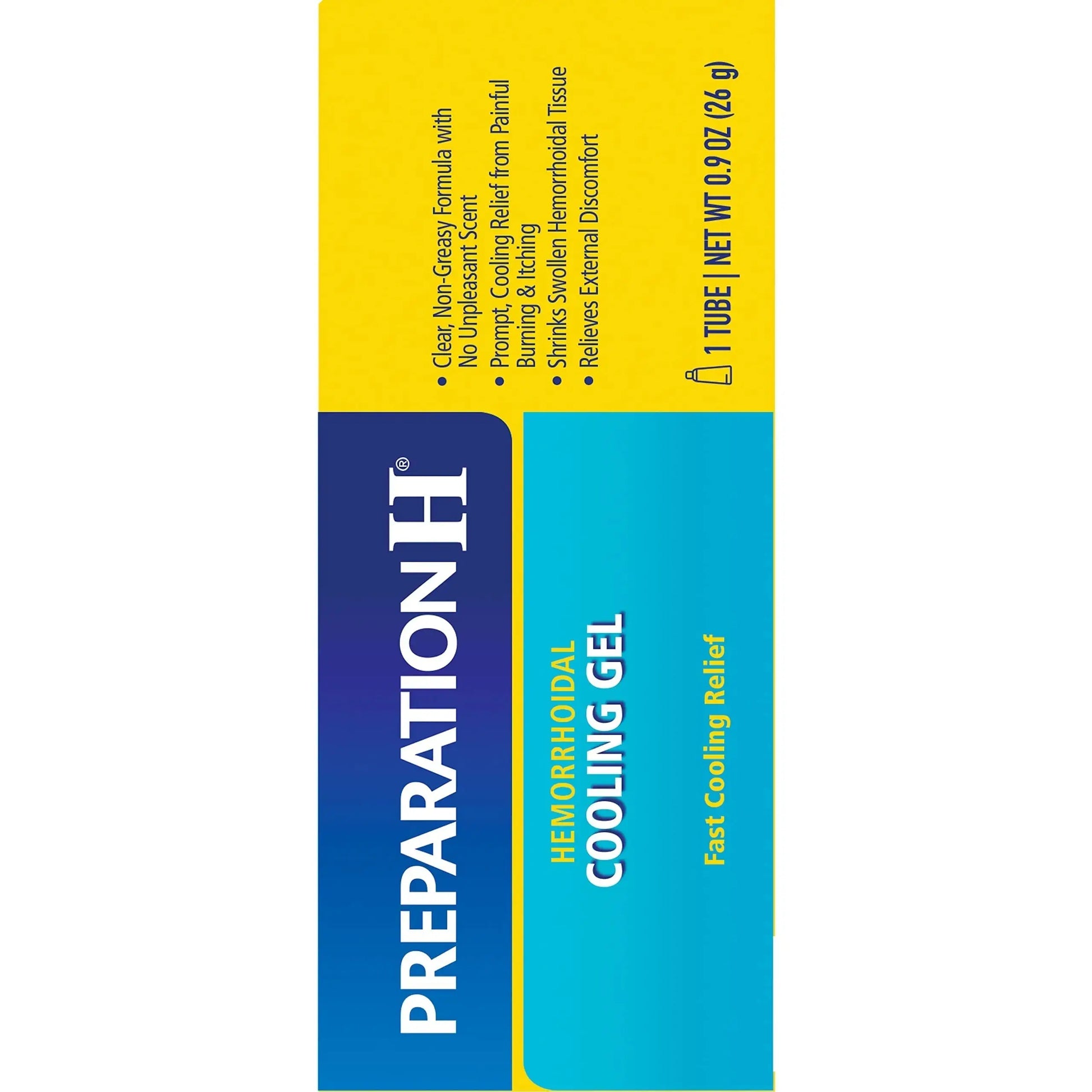 Preparation H Hemorrhoid Cooling Gel with Aloe for Fast Discomfort Relief - 0.9 Oz Tube Preparation HAu supplements