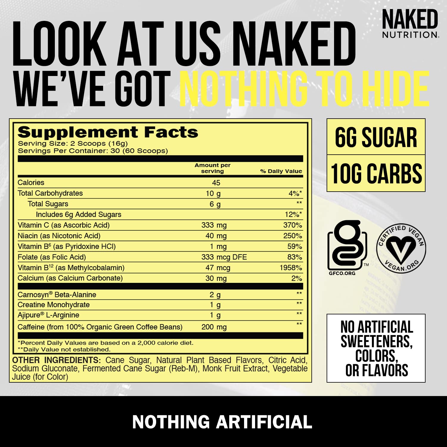 NAKED nutrition Vegan Energizing Bundle: Naked Citrus Energy Super Greens Powder NAKED nutritionAu supplements