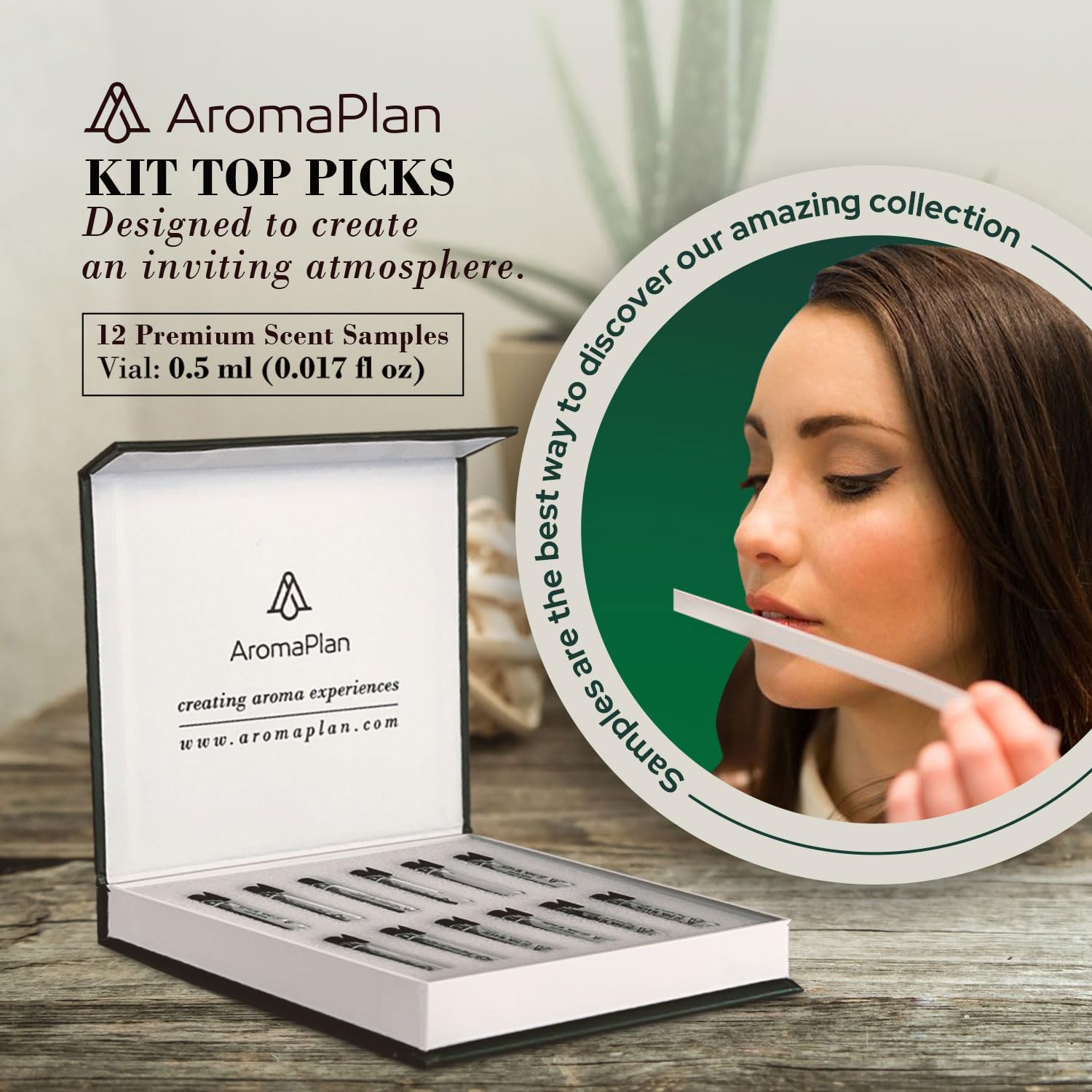 Aromaplan Sample Set, Top Picks Set Collection Exclusively for Smelling, NOT Machine USE AROMAPLANAu supplements