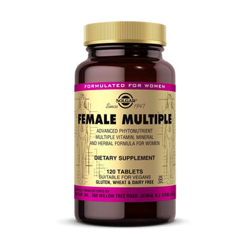 Solgar Female Multiple, 120 Tablets - Multivitamin, Mineral & Herbal Formula for Women - Advanced Phytonutrient SolgarAu supplements