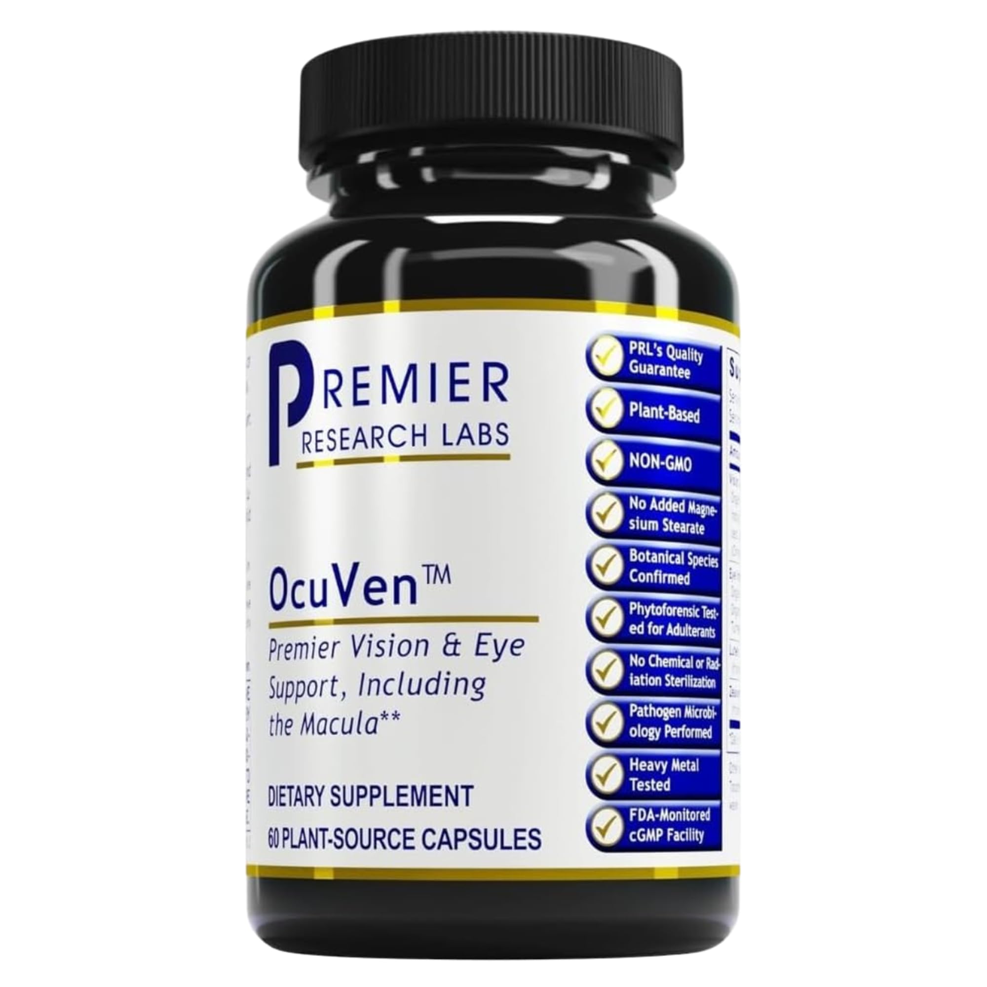 Premier Research Labs OcuVen - Lutein and Zeaxanthin Supplement, Eye Vitamins, Eye Health Supplements for Adults & Seniors, Vision Supplements, Macular Health, Eye Care - 60 Vegetarian Capsules Premier Research LabsAu supplements