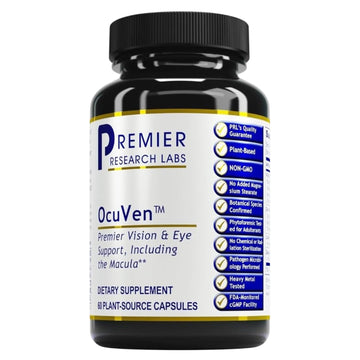 Premier Research Labs OcuVen - Lutein and Zeaxanthin Supplement, Eye Vitamins, Eye Health Supplements for Adults & Seniors, Vision Supplements, Macular Health, Eye Care - 60 Vegetarian Capsules Premier Research LabsAu supplements