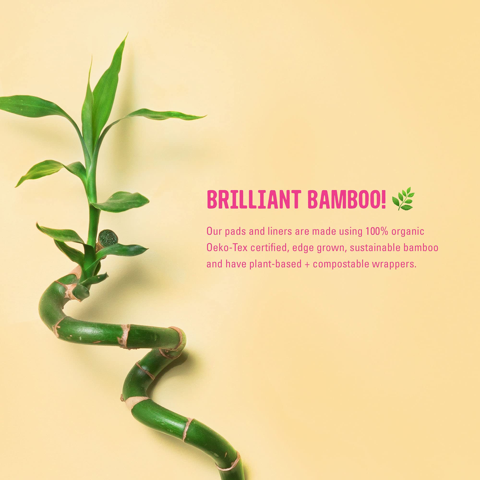 FLO - Organic Bamboo Daily Panty Liners, Plant-Based Cotton, Biodegradable FLOAu supplements