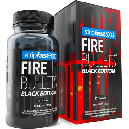 stripfast5000 Fire Bullets Max Strength Black Edition for Women and Men stripfast5000US supplements